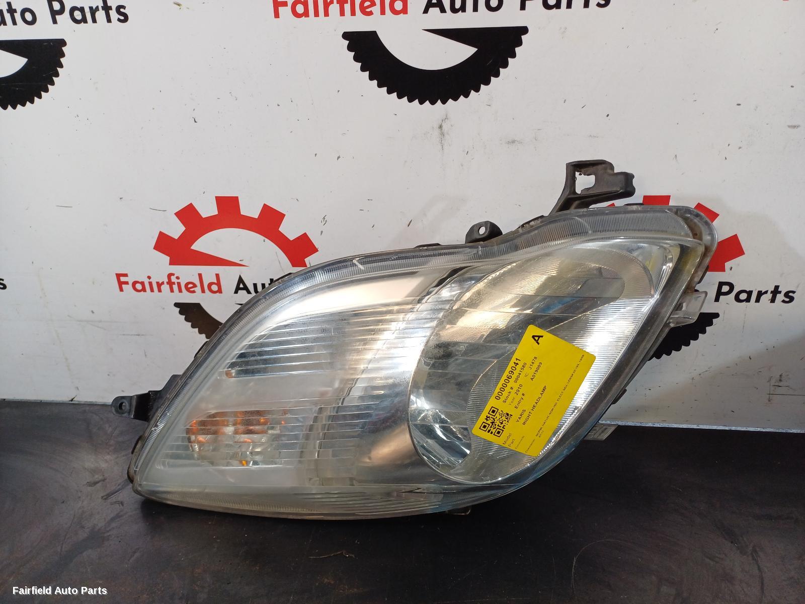 2008-2011 Toyota Yaris Right Headlamp
