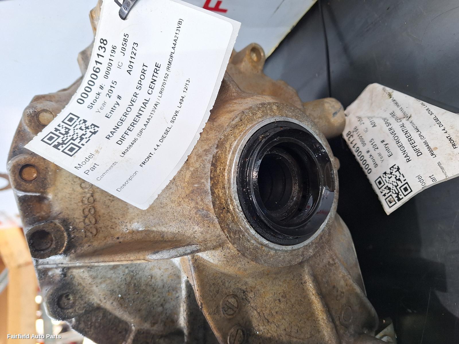 2013-2022 Land Rover Rangerover Sport Differential Centre