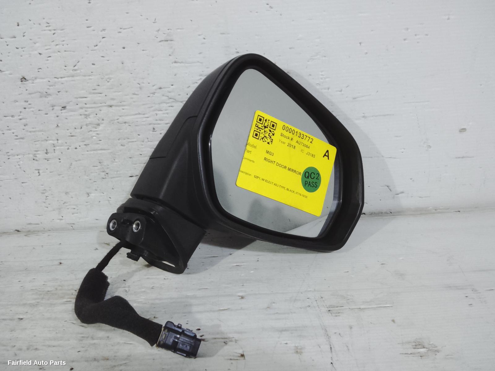 2016-2025 Mg Mg3 Right Door Mirror