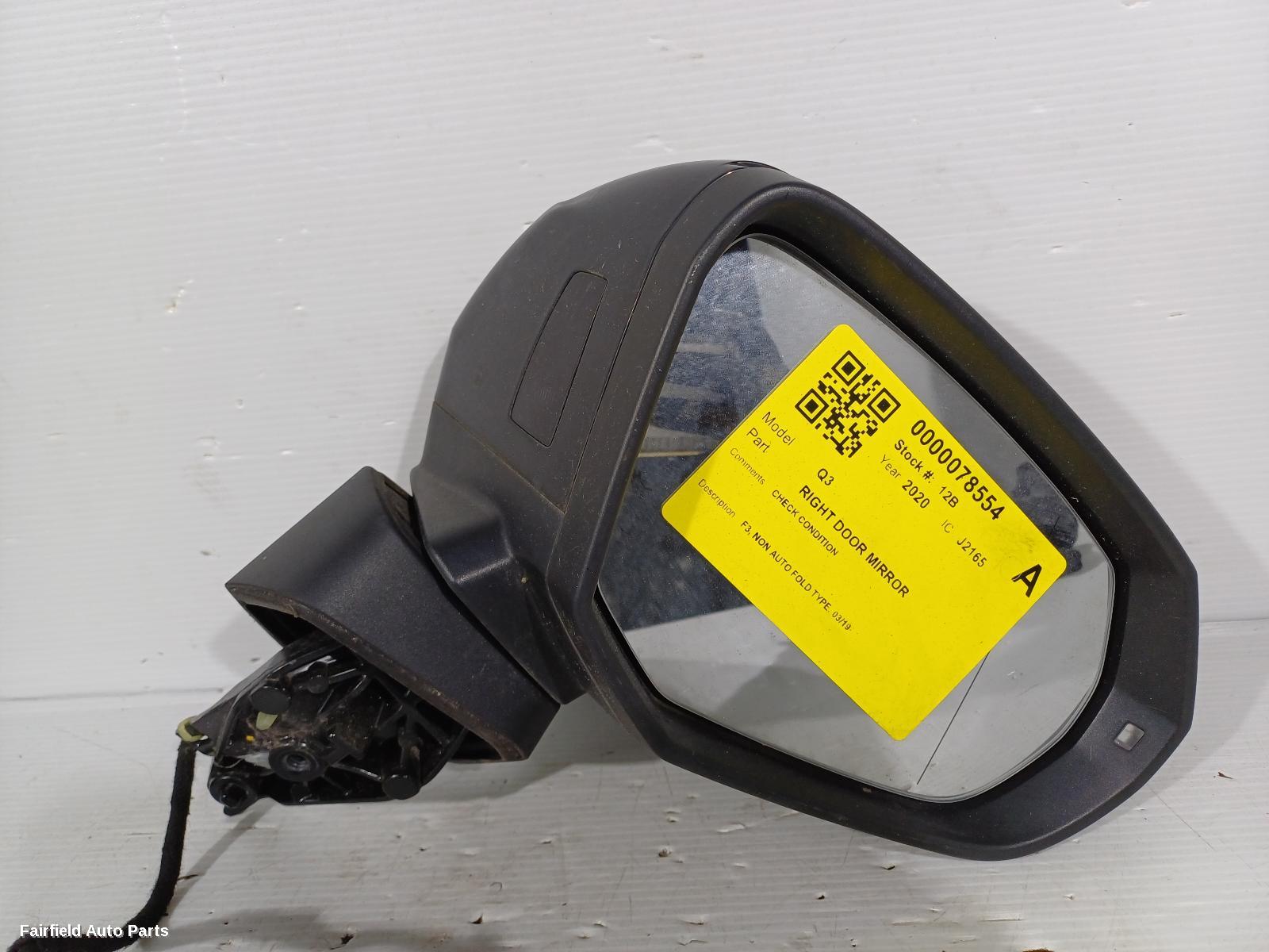 2019-2023 Audi Q3 Right Door Mirror