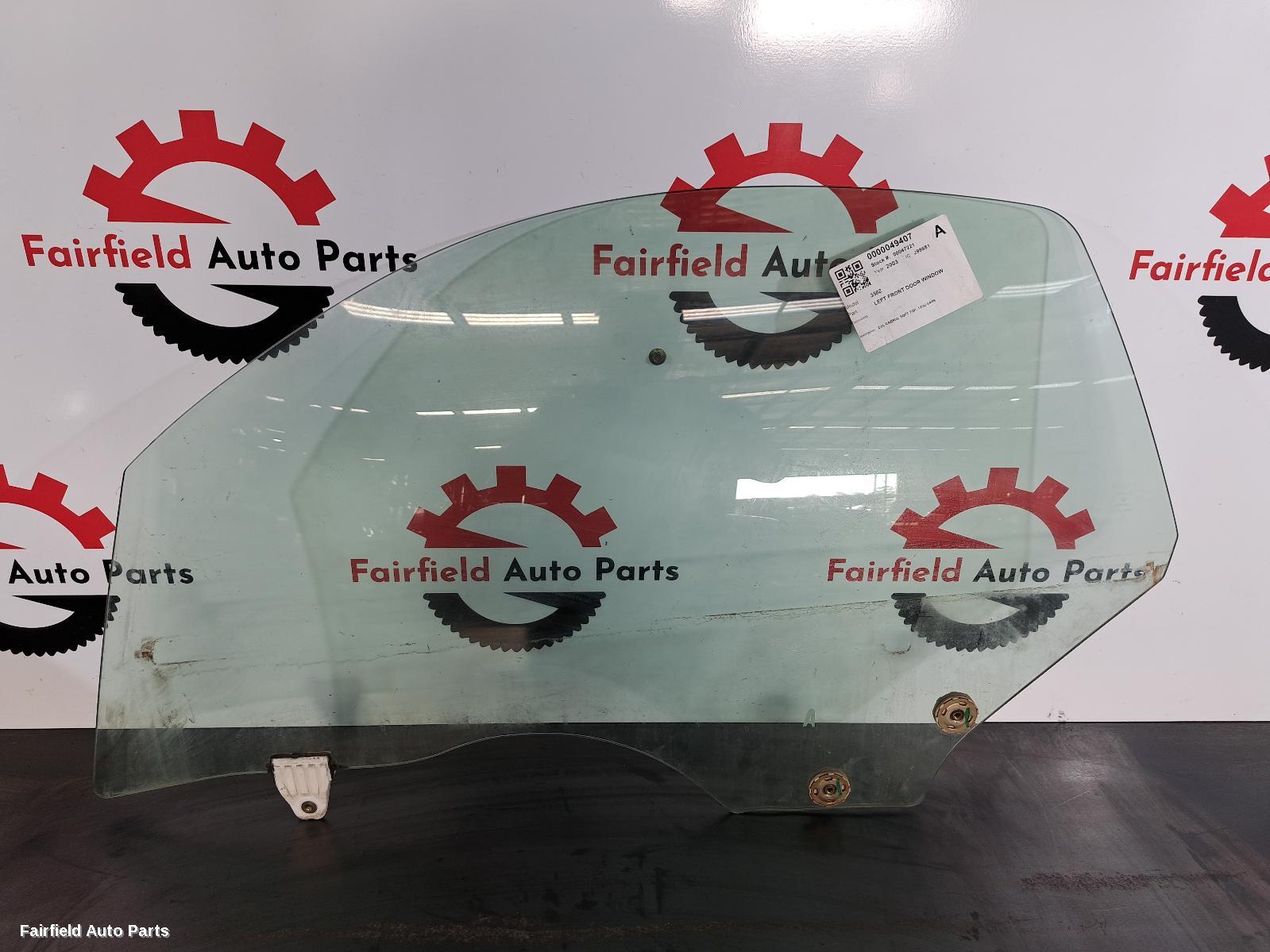 2002-2009 Nissan 350z Left Front Door Window