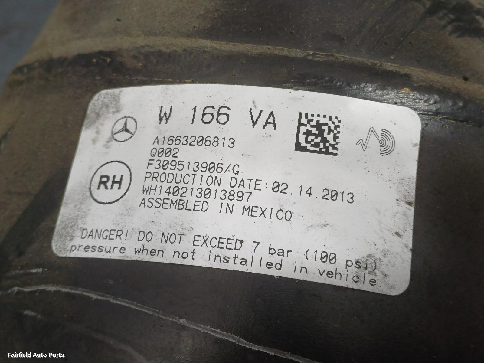 2012-2015 Mercedes Gl Class Right Front Strut