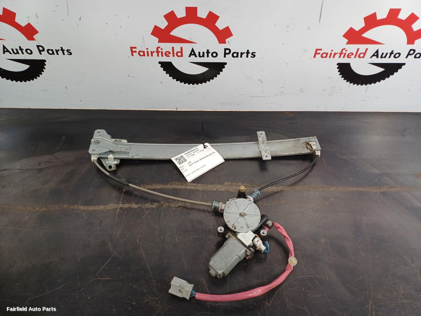 2002-2008 Honda Jazz Right Front Window Reg Motor