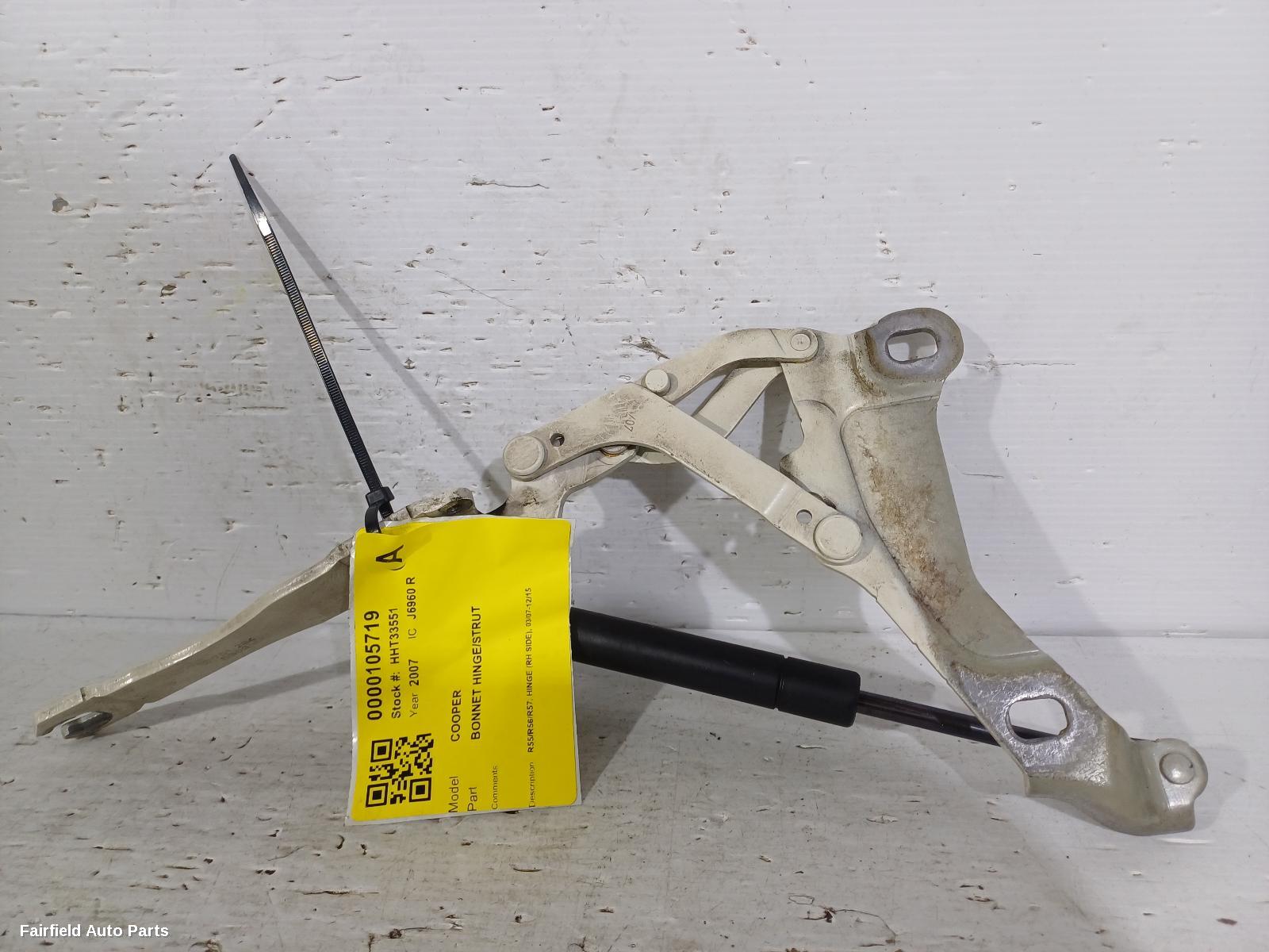 2007-2015 Mini Cooper Bonnet Hinge Strut
