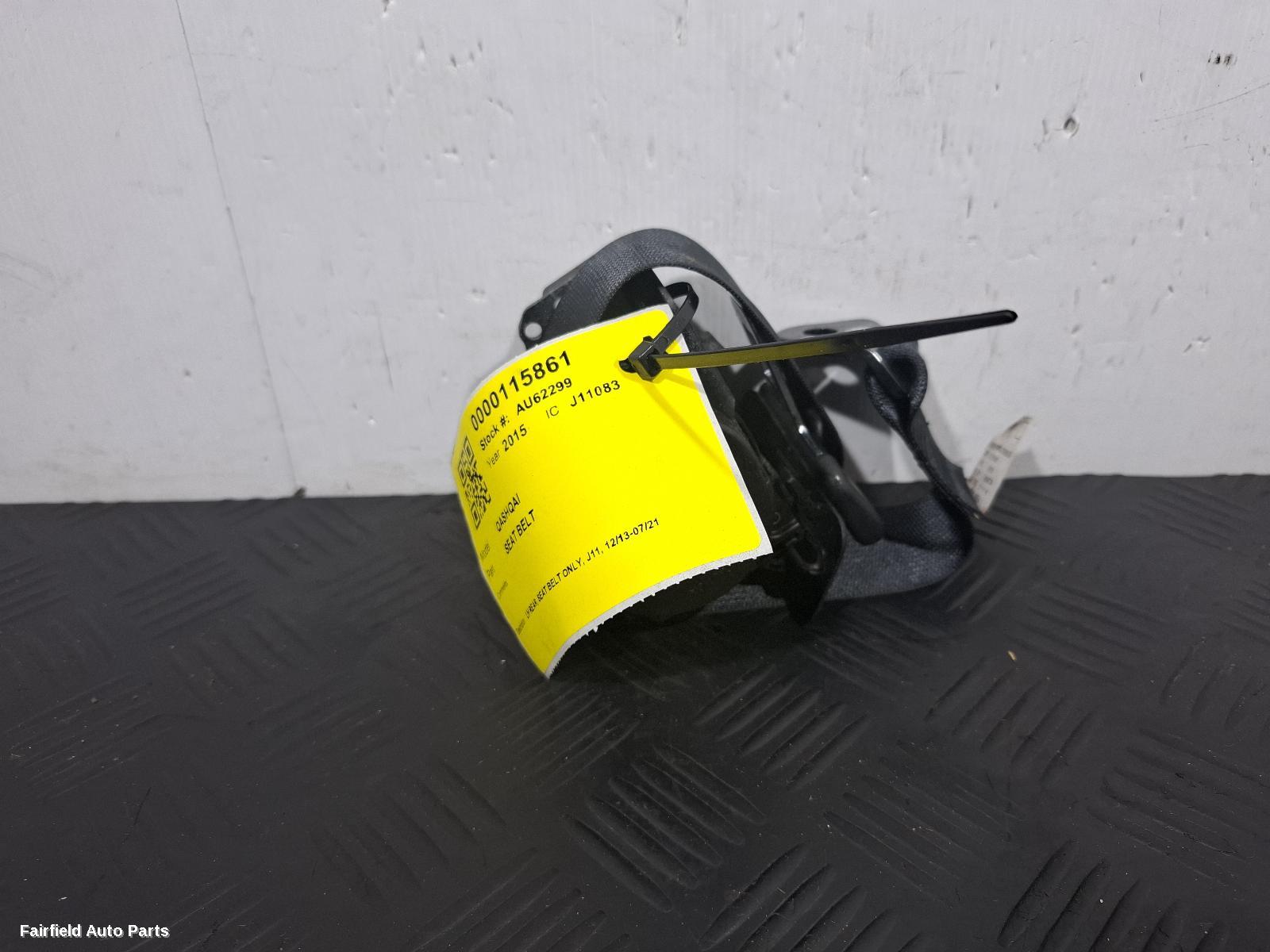 2013-2021 Nissan Qashqai Seatbelt Stalk