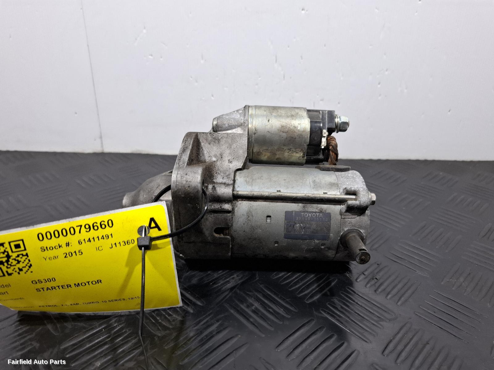 2015-2020 Lexus Gs Starter