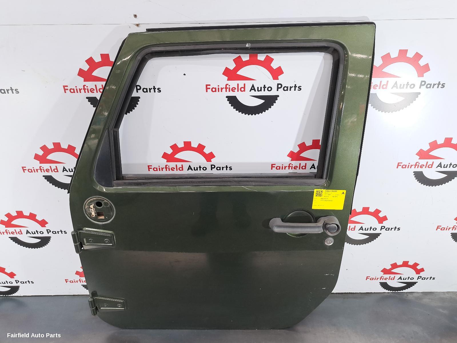 2007-2011 Jeep Wrangler Left Front Door