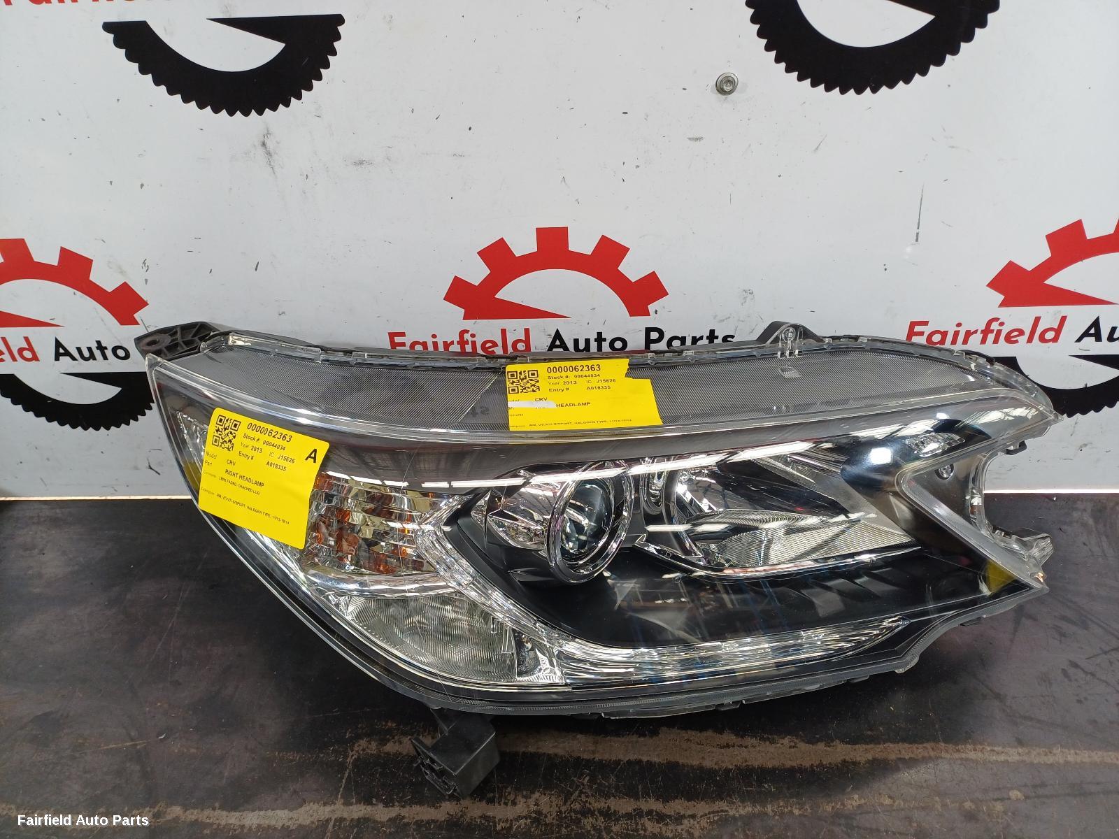 2012-2014 Honda Crv Right Headlamp