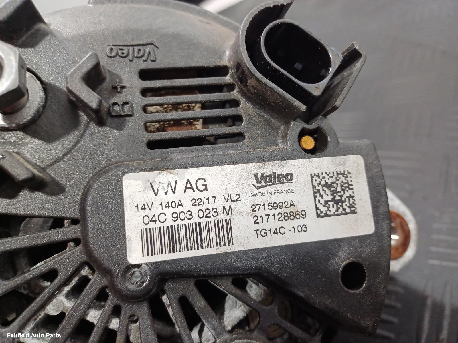 2015-2018 Audi A1 Alternator