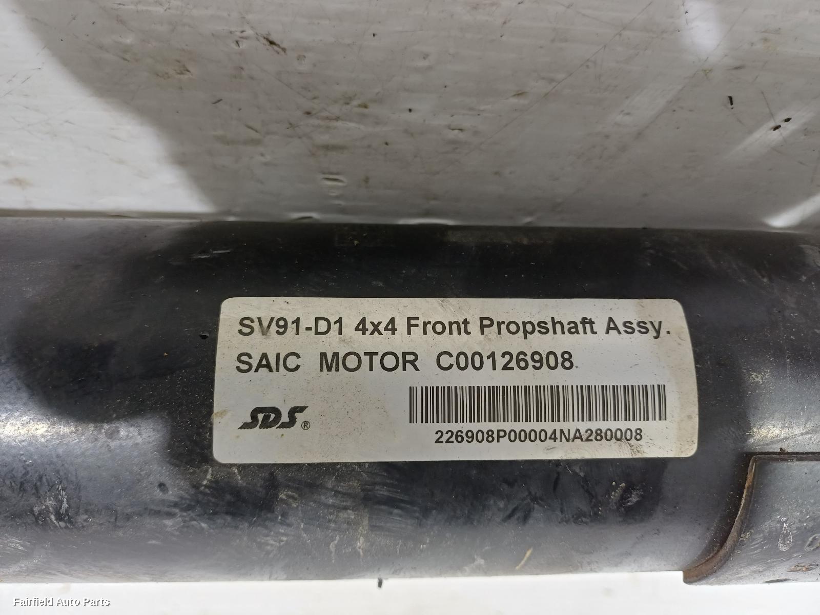 2020-2025 Ldv T60 Front Prop Shaft