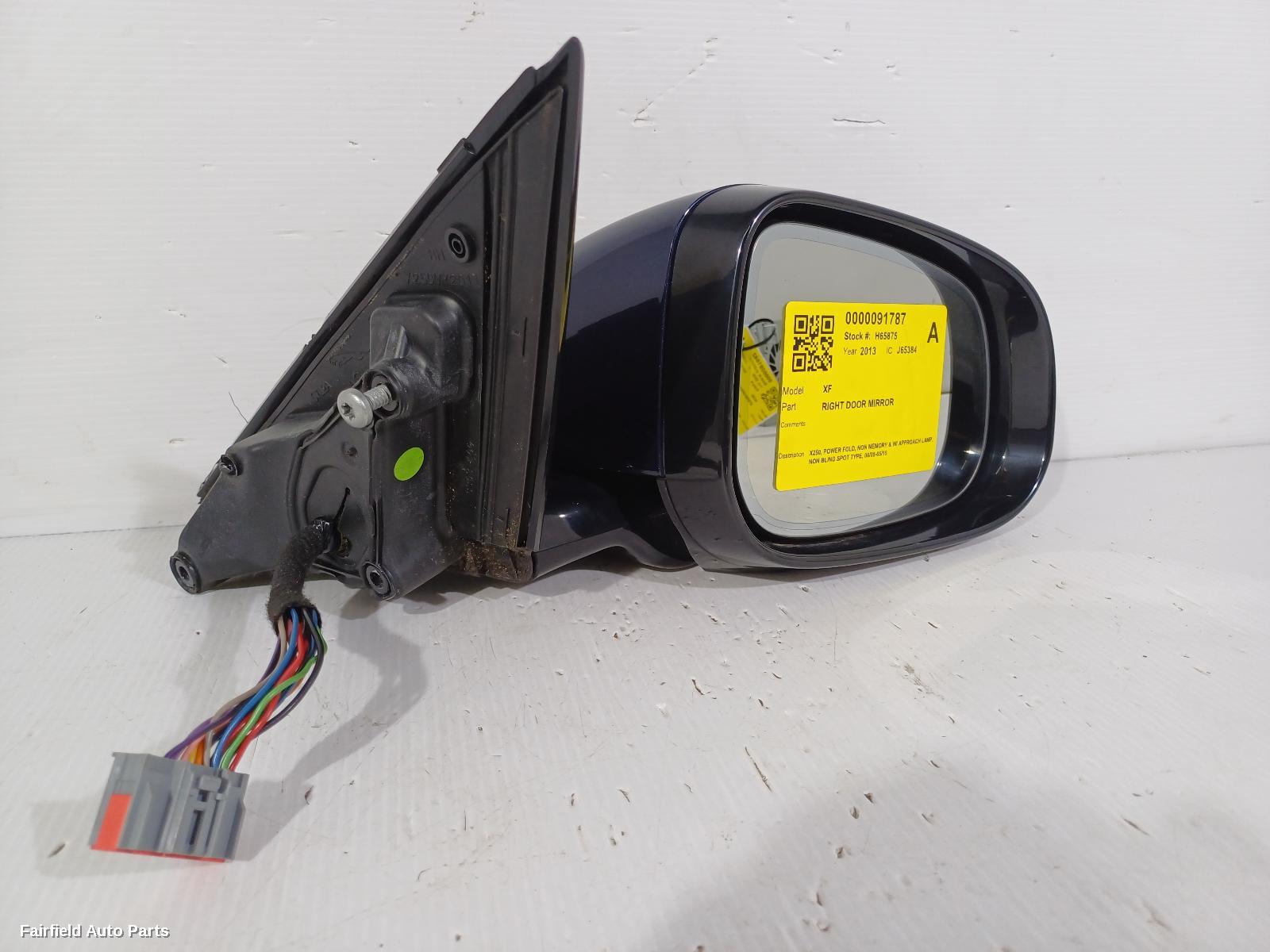 2008-2015 Jaguar Xf Right Door Mirror
