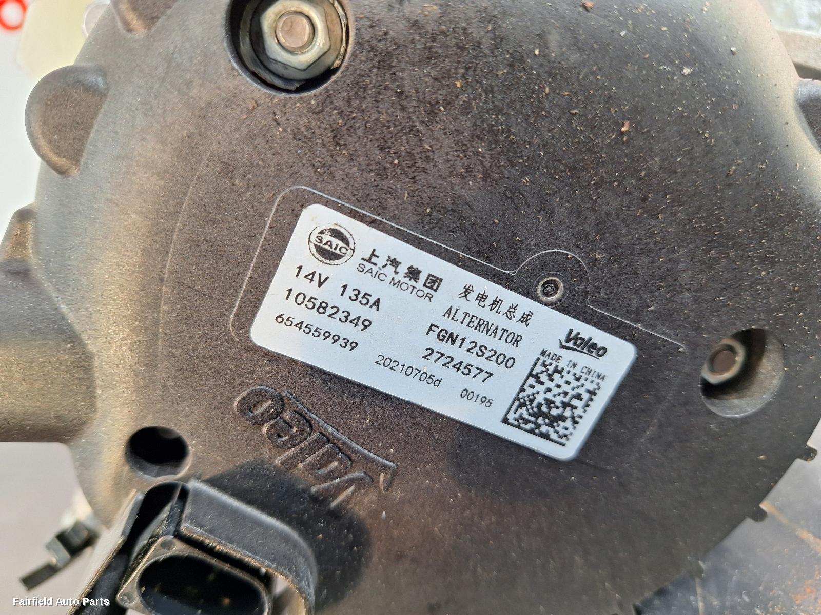 2017-2024 Mg Zs Alternator
