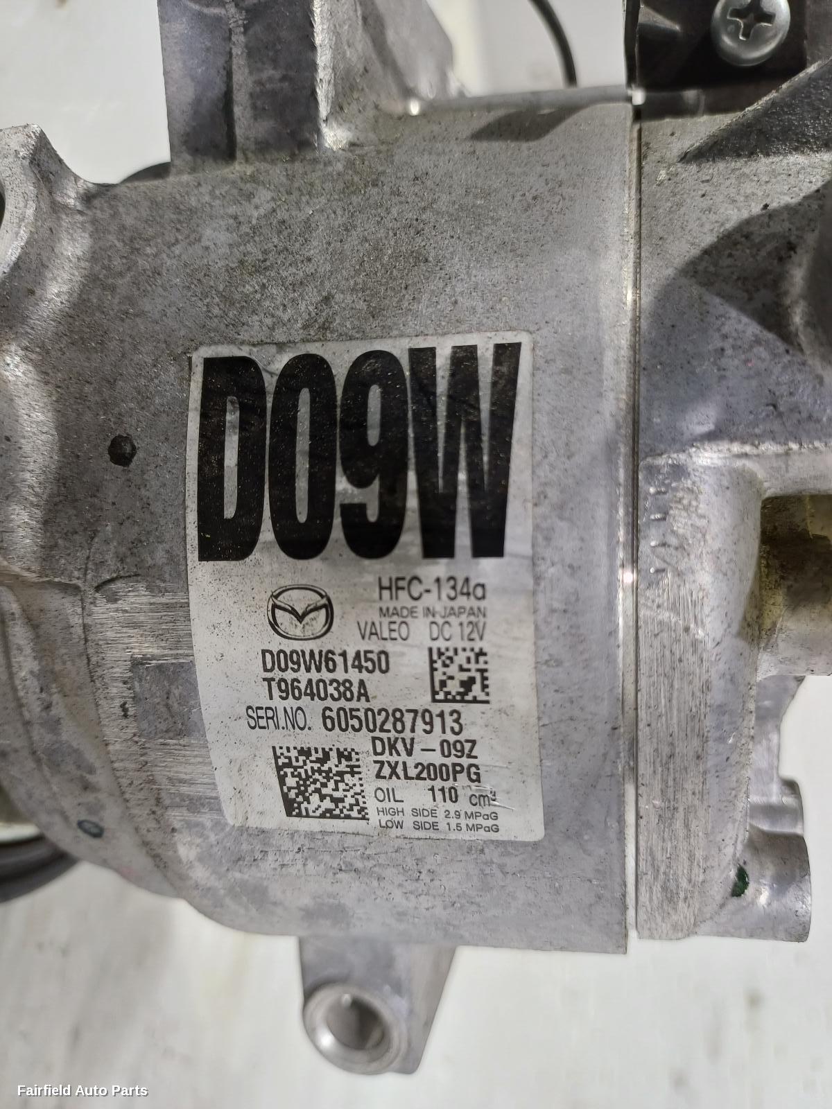 2014-2019 Mazda 2 A C Compressor