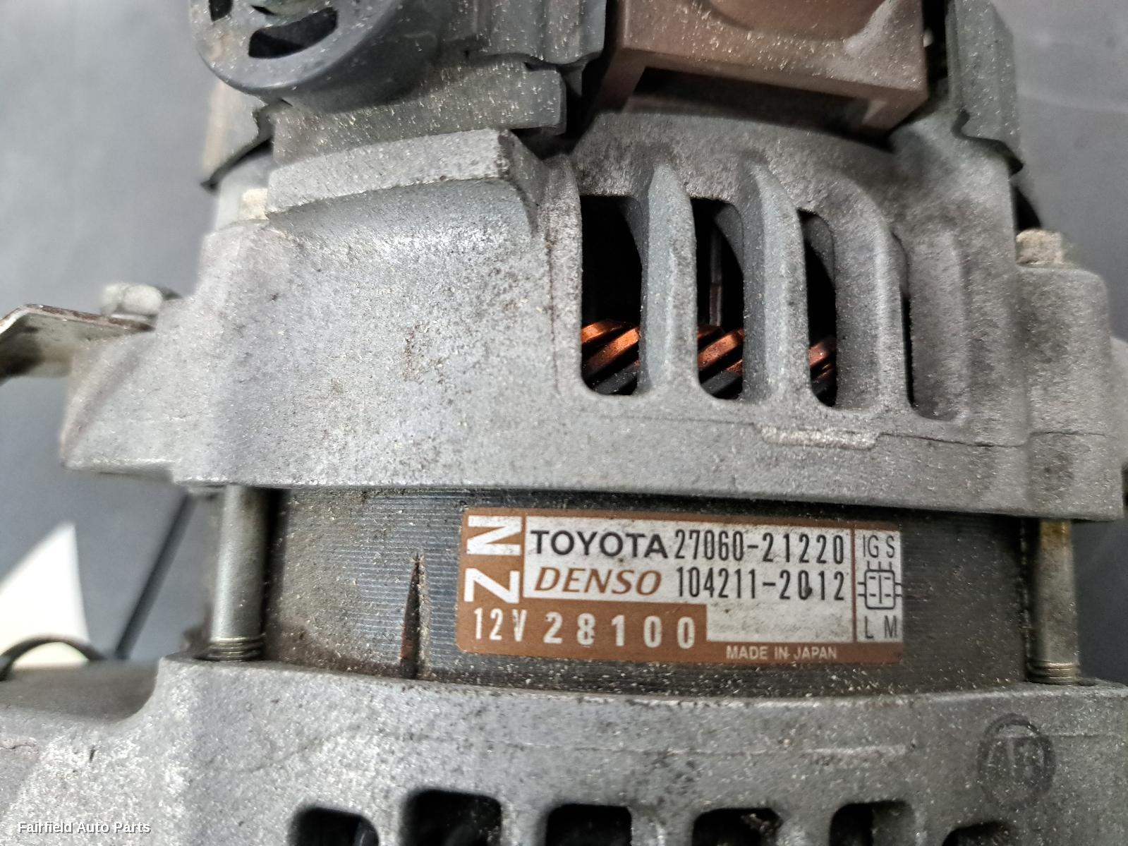2014-2019 Toyota Yaris Alternator