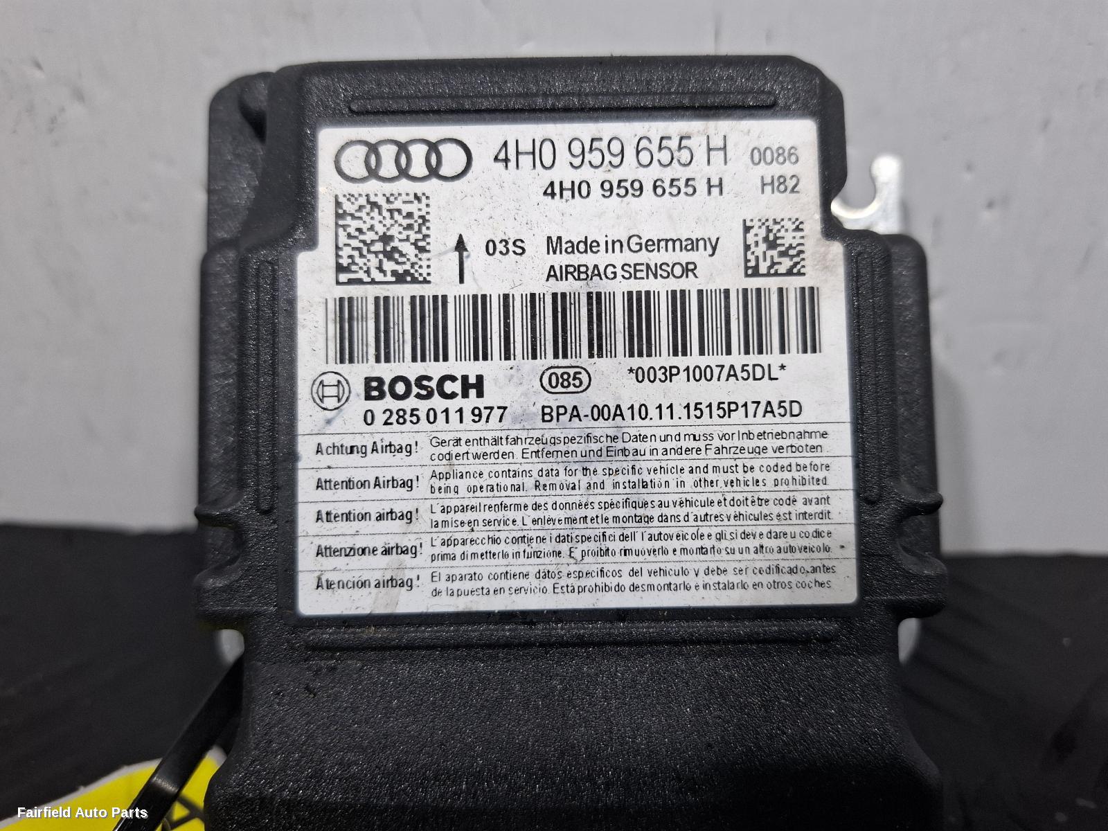 2011-2018 Audi A6 Airbag Module Sensor