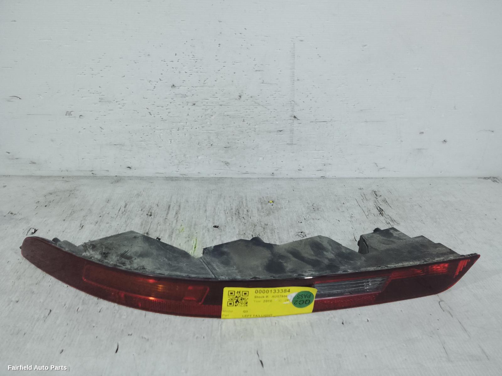 2014-2018 Audi Q3 Left Taillight