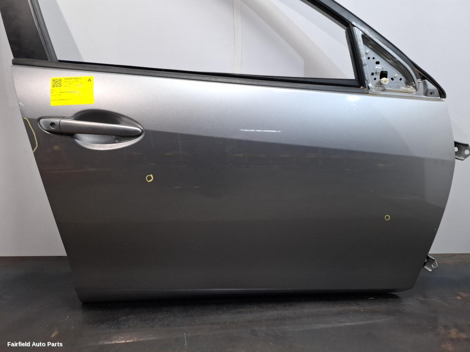 2009-2013 Mazda 3 Right Front Door