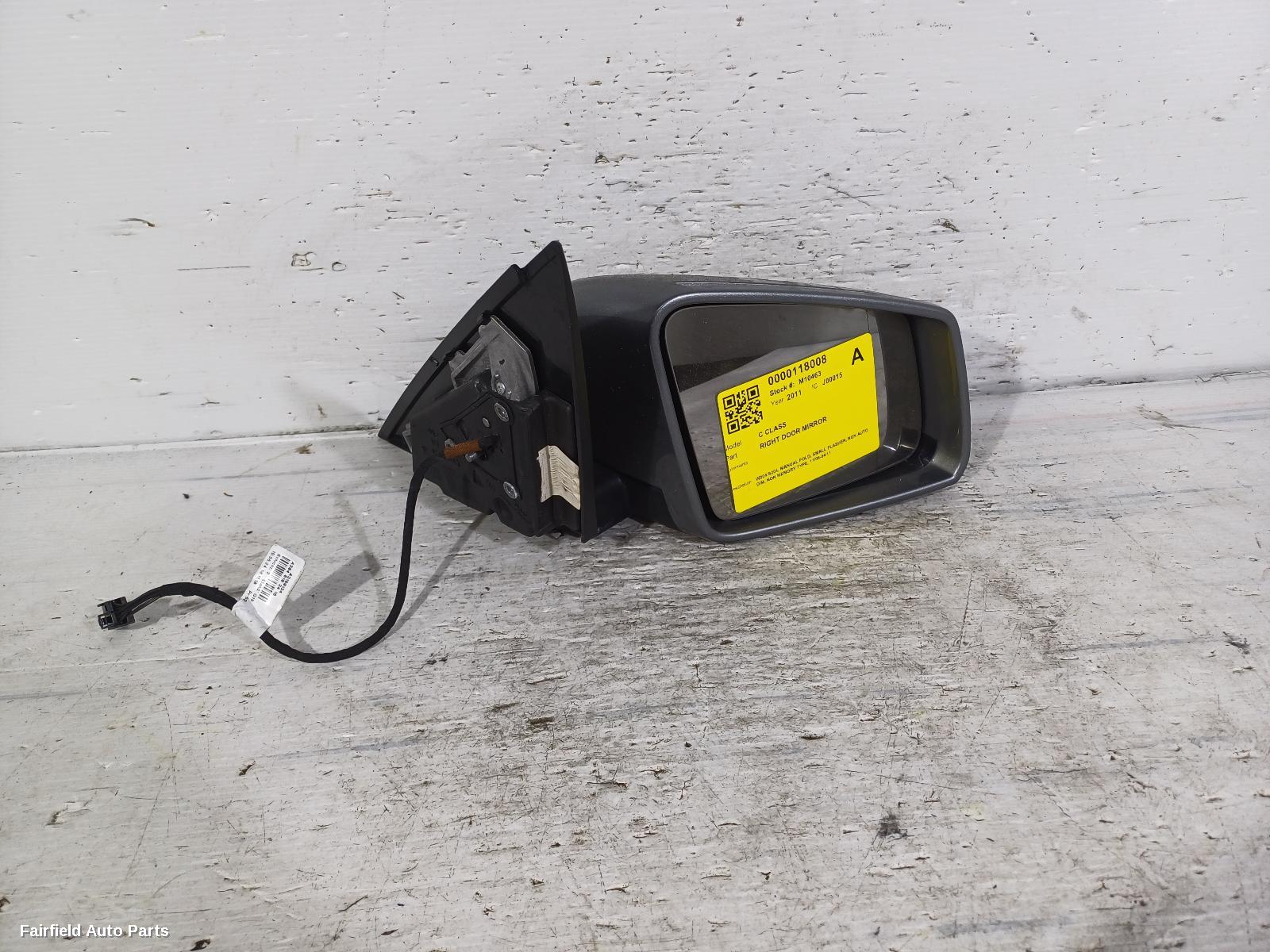 2008-2011 Mercedes C Class Right Door Mirror