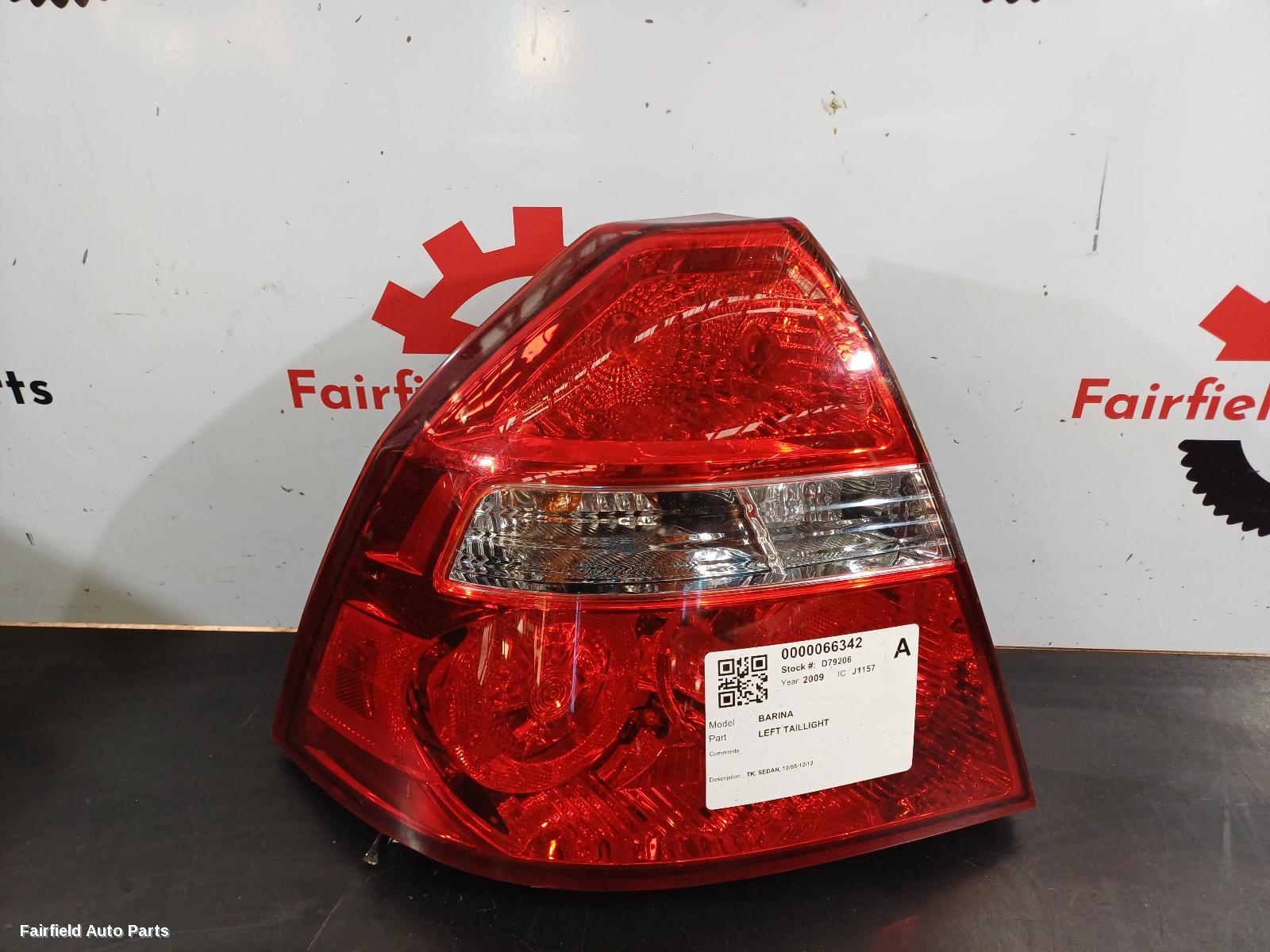 2005-2012 Holden Barina Left Taillight