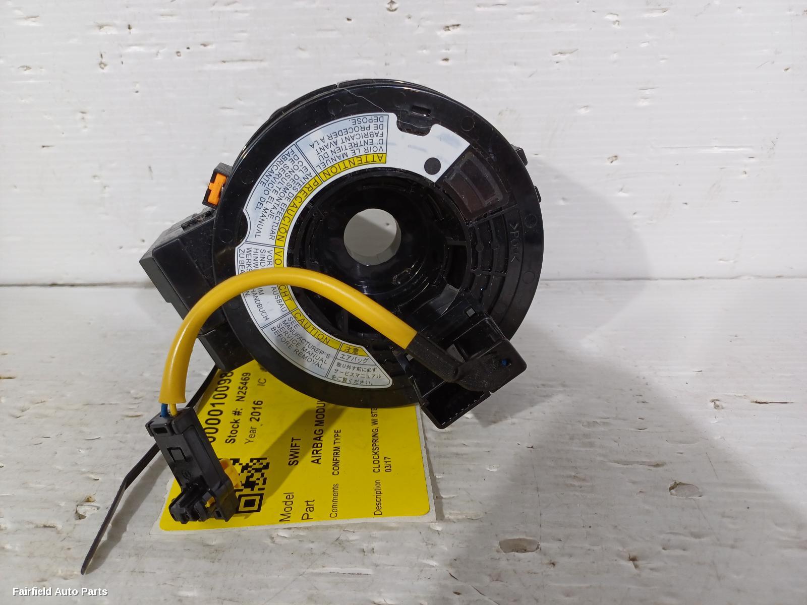 2010-2017 Suzuki Swift Airbag Module Sensor