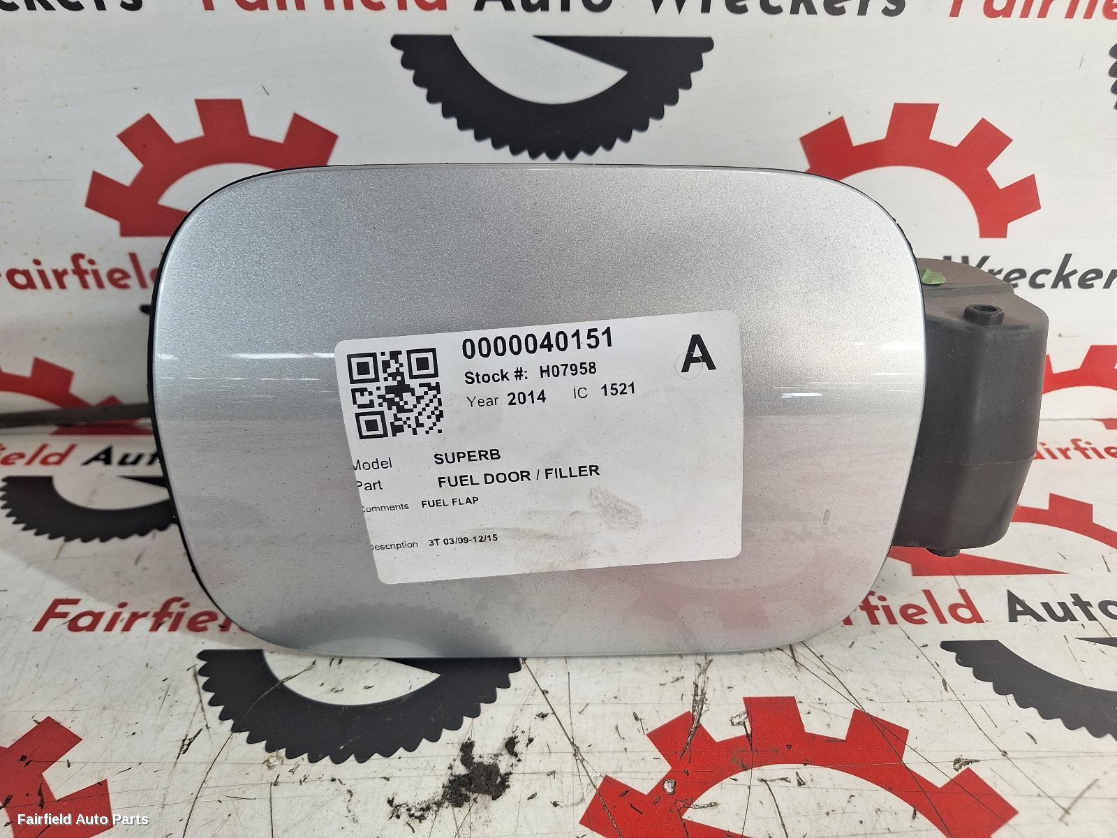 2009-2015 Skoda Superb Fuel Door   Filler