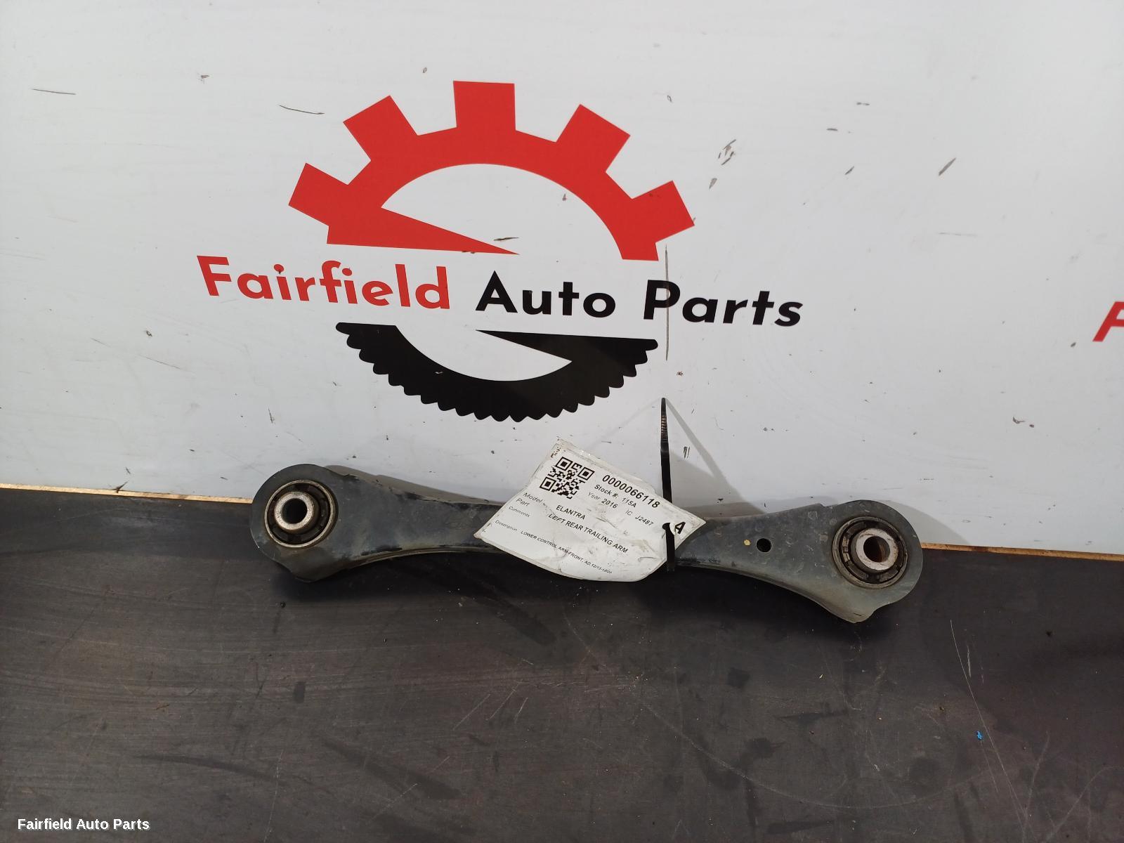 2015-2020 Hyundai Elantra Left Rear Trailing Arm