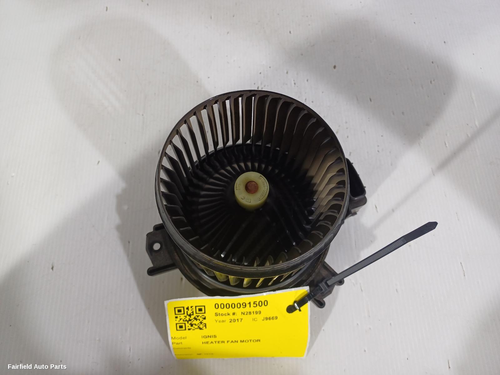2016-2026 Suzuki Ignis Heater Fan Motor