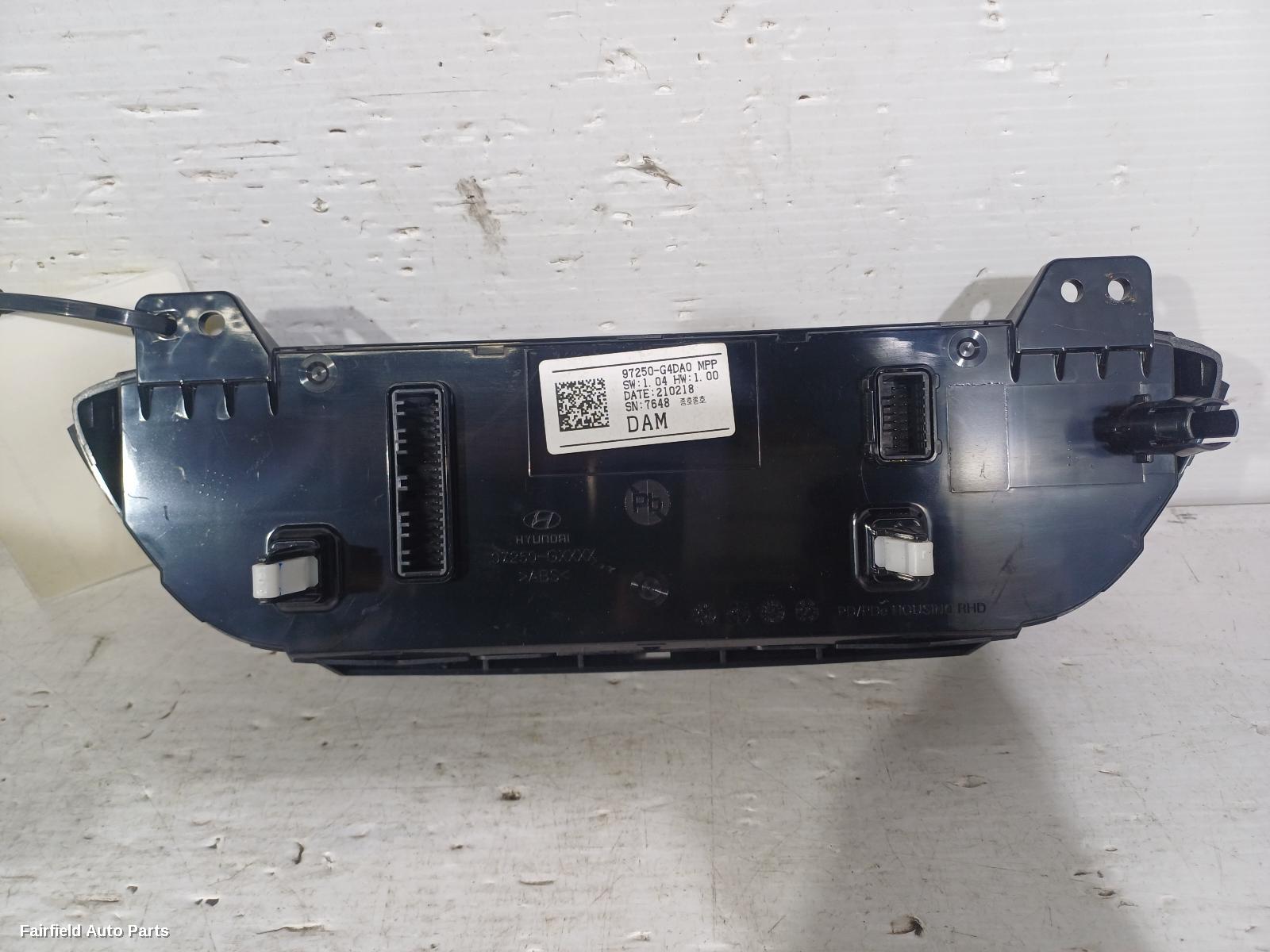 2017-2025 Hyundai I30 Heater Ac Controls