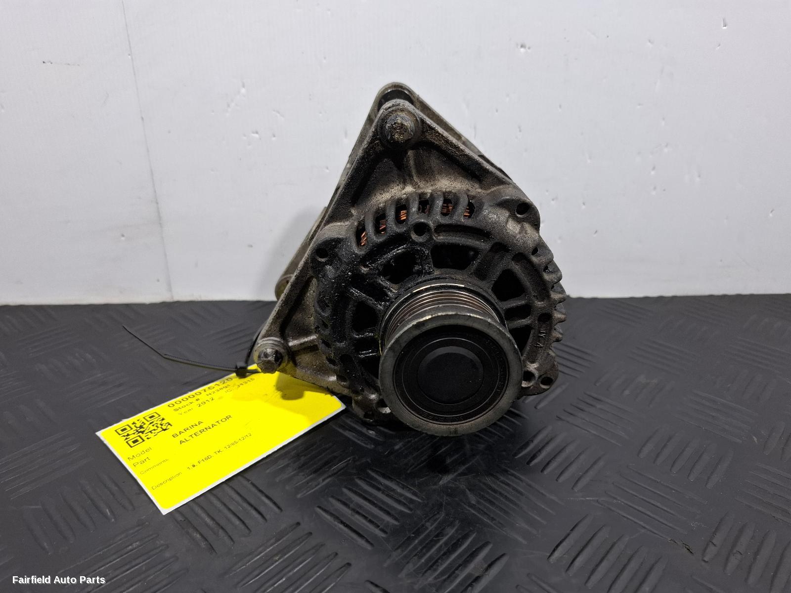 2011-2018 Holden Barina Alternator
