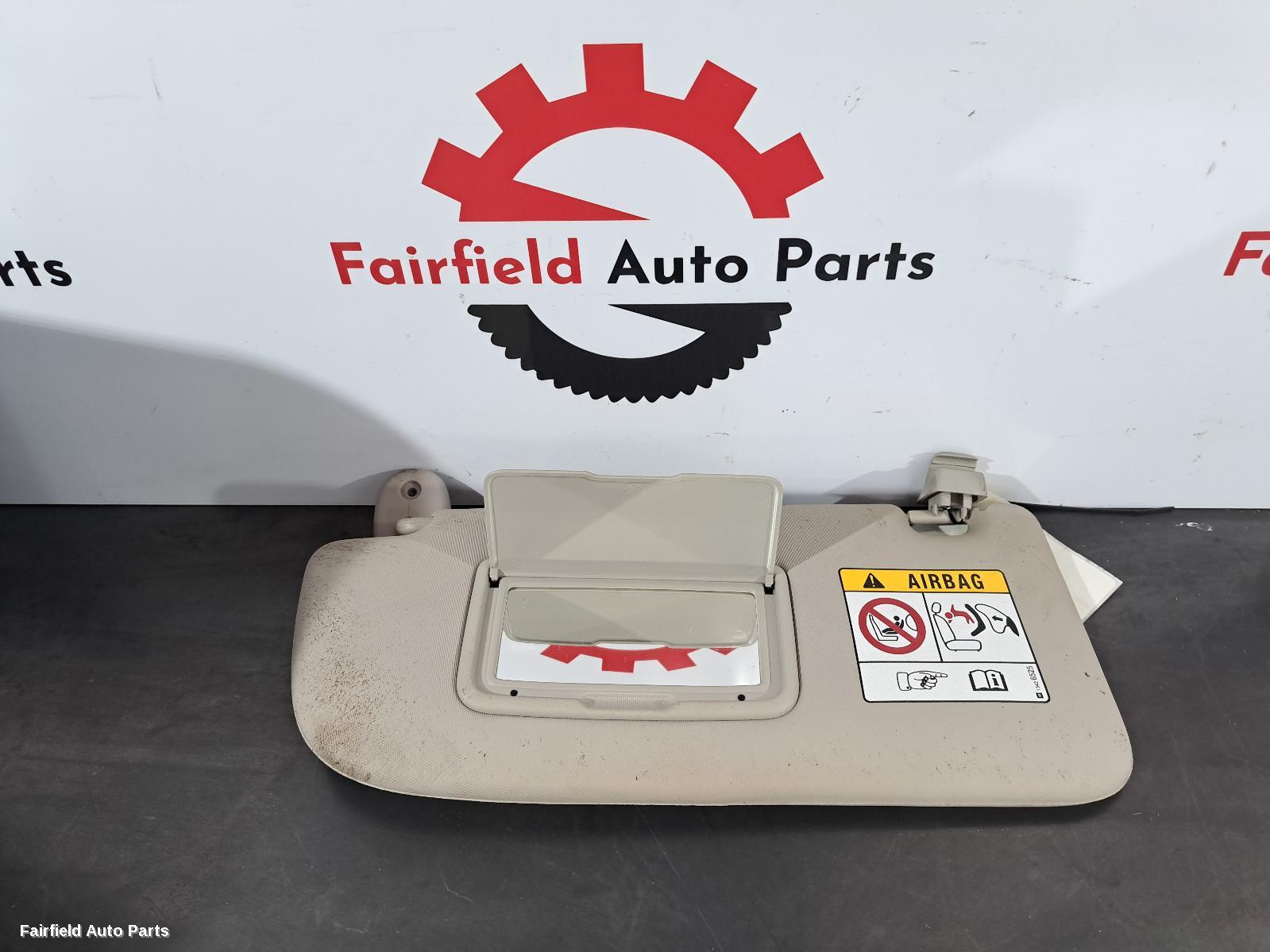 2012-2020 Holden Colorado Sunvisor