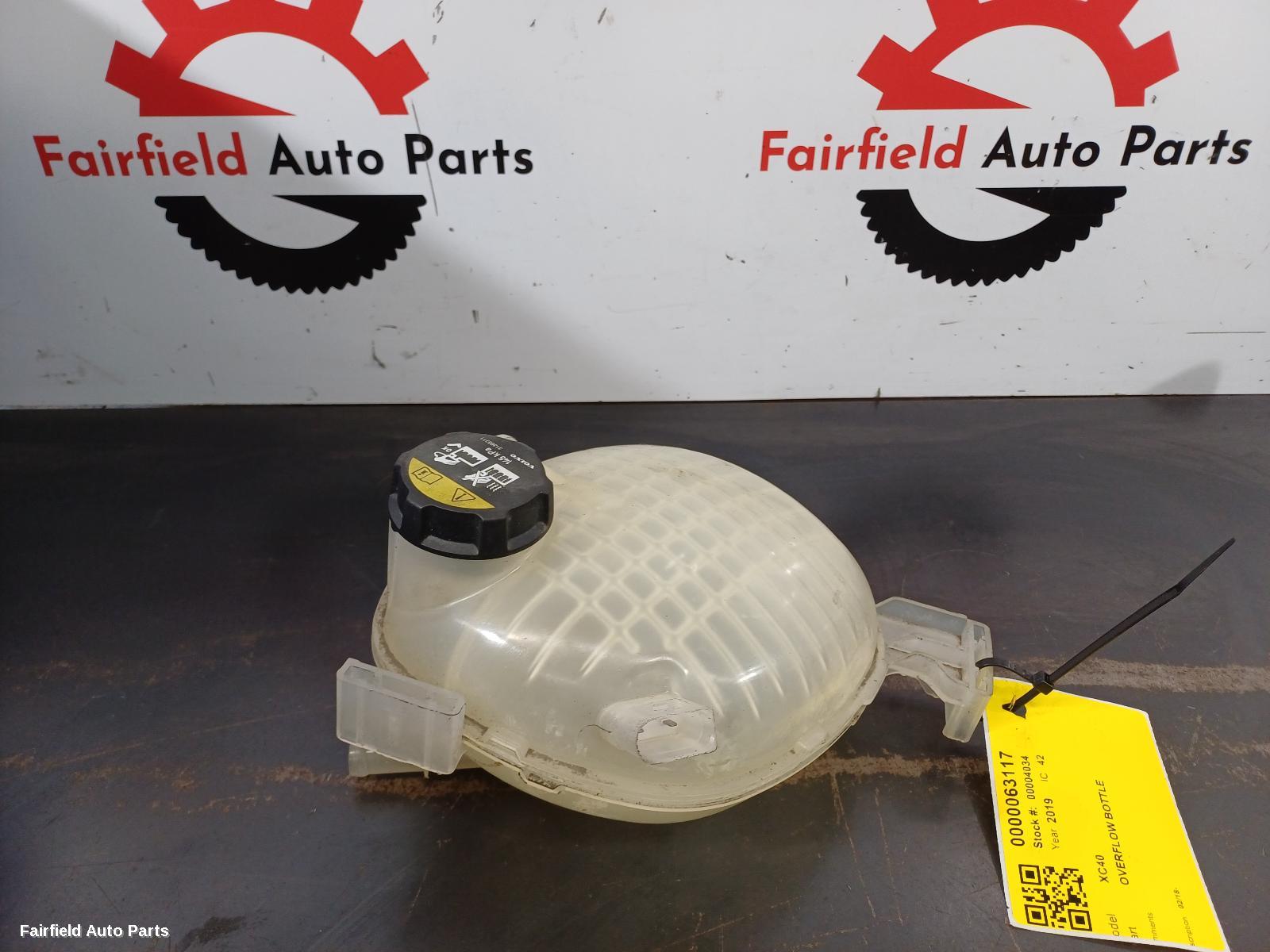 2018-2025 Volvo Xc40 Overflow Bottle