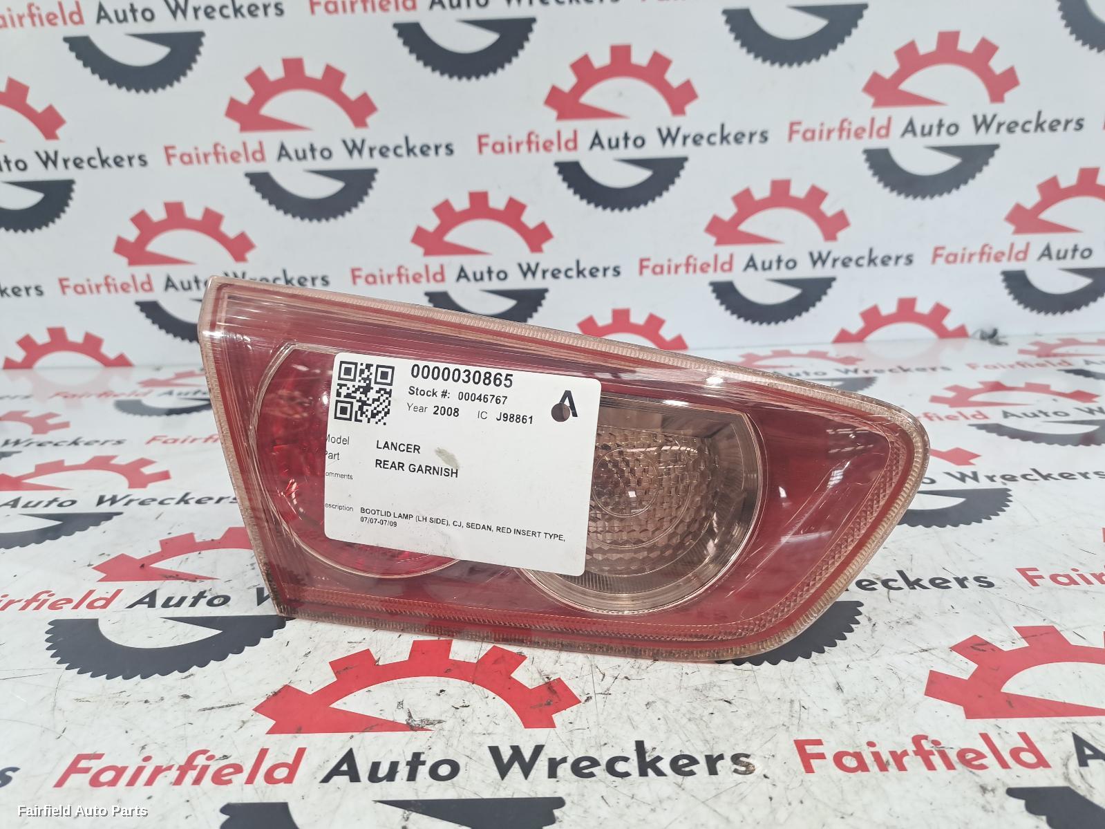 2007-2009 Mitsubishi Lancer Rear Garnish