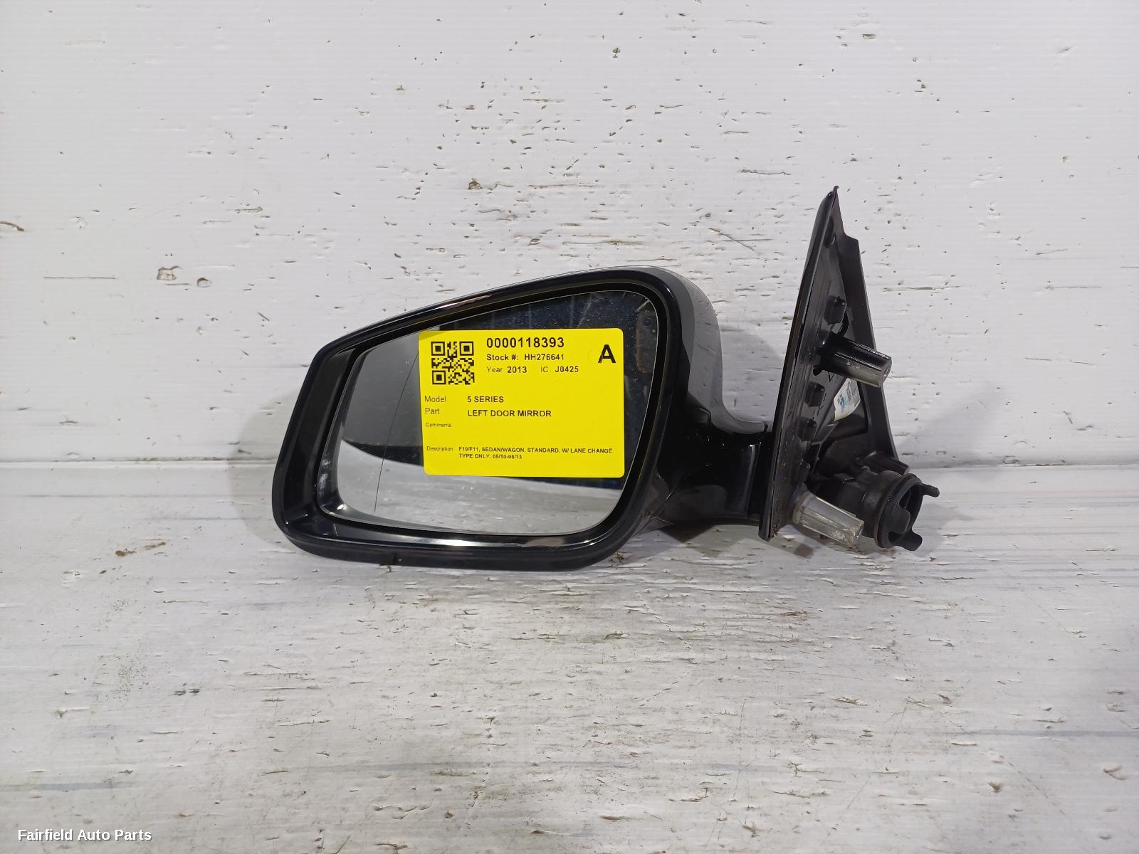 2010-2013 Bmw 5 Series Left Door Mirror