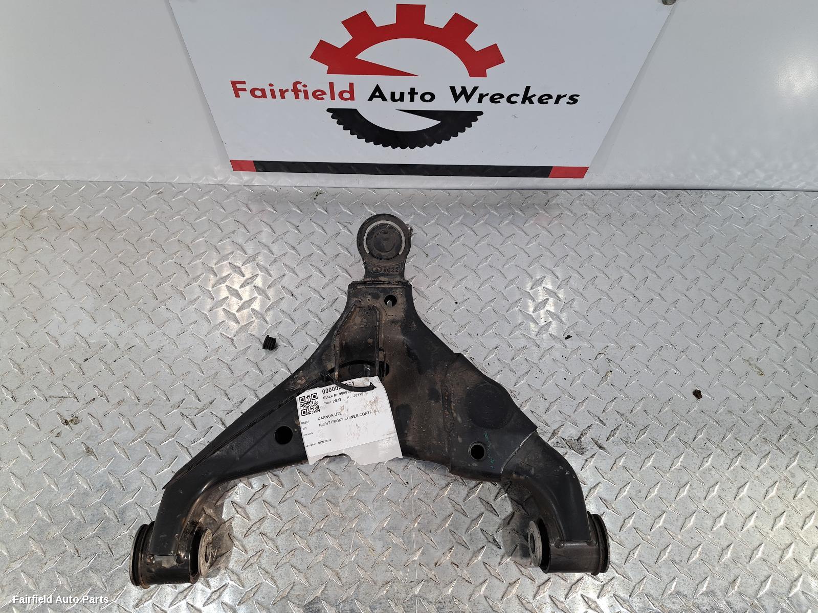 2020-2026 Great Wall Cannon Ute Right Front Lower Control Arm