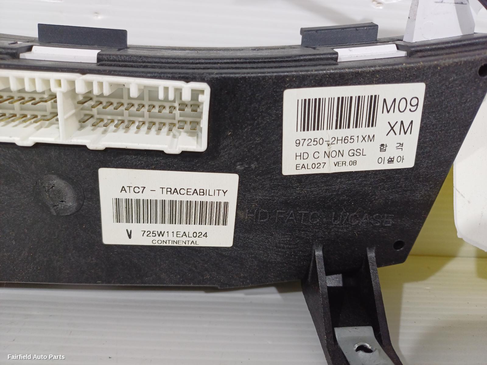 2006-2011 Hyundai Elantra Heater Ac Controls