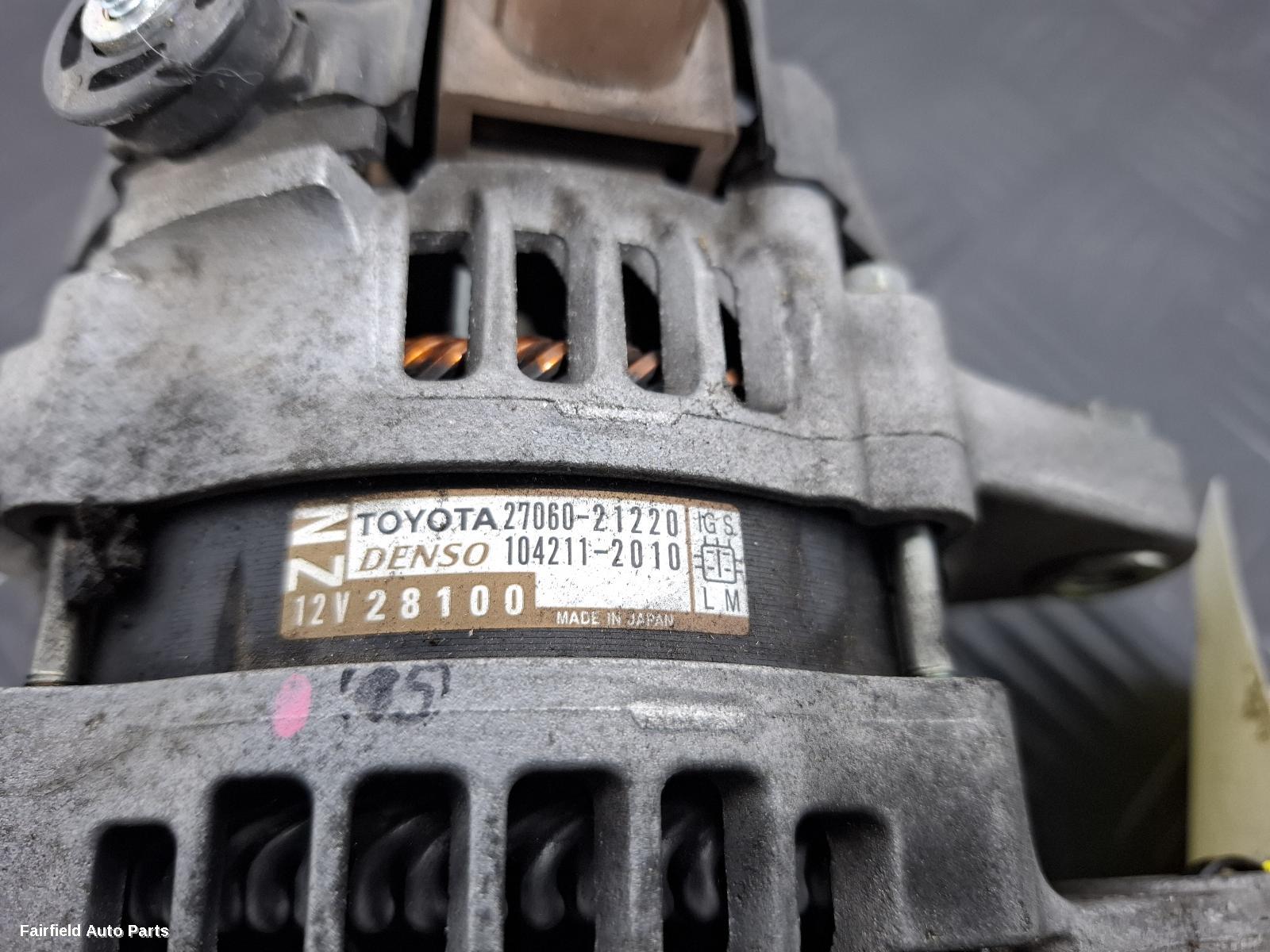 2014-2020 Toyota Yaris Alternator