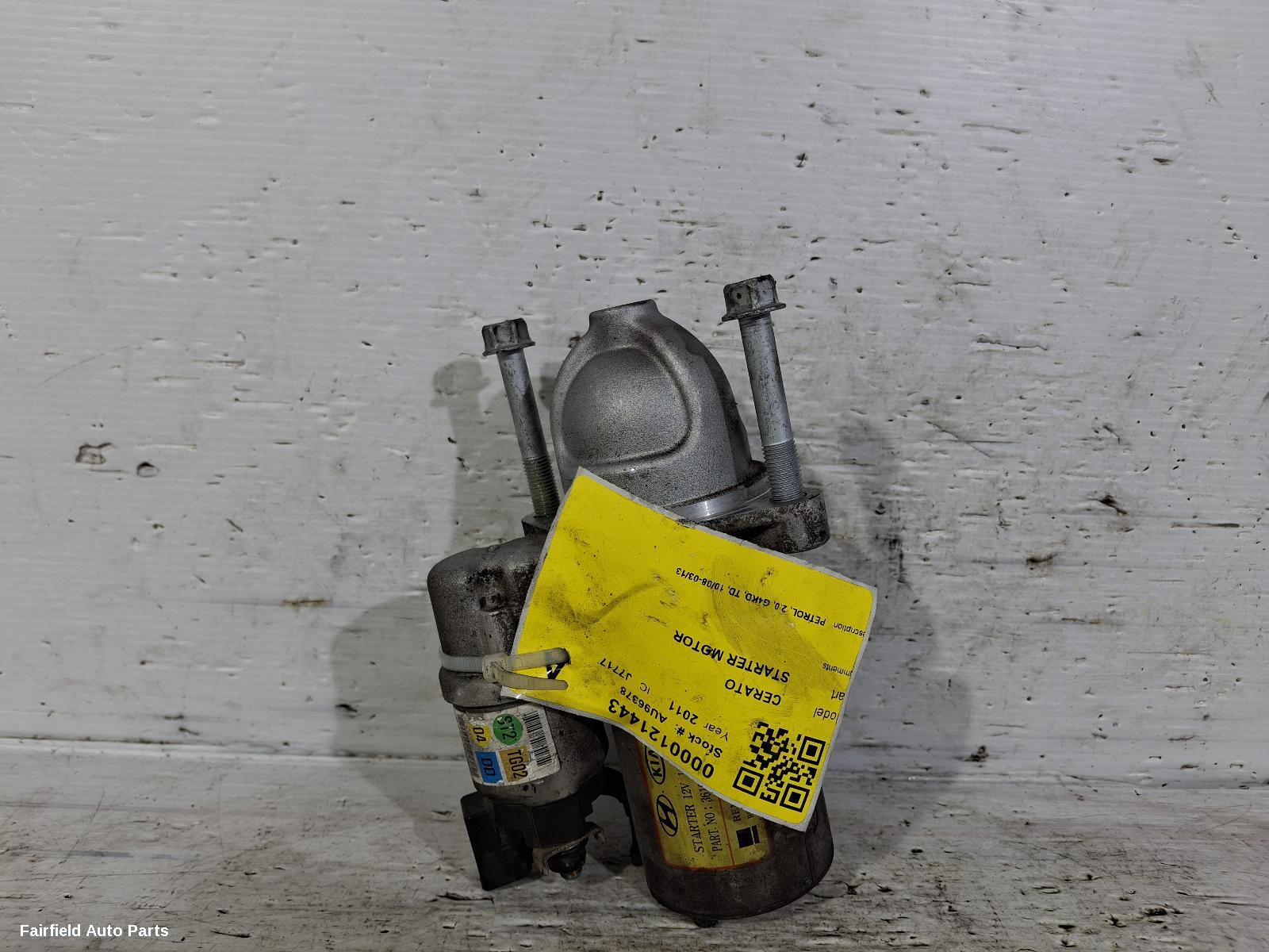 2008-2013 Kia Cerato Starter