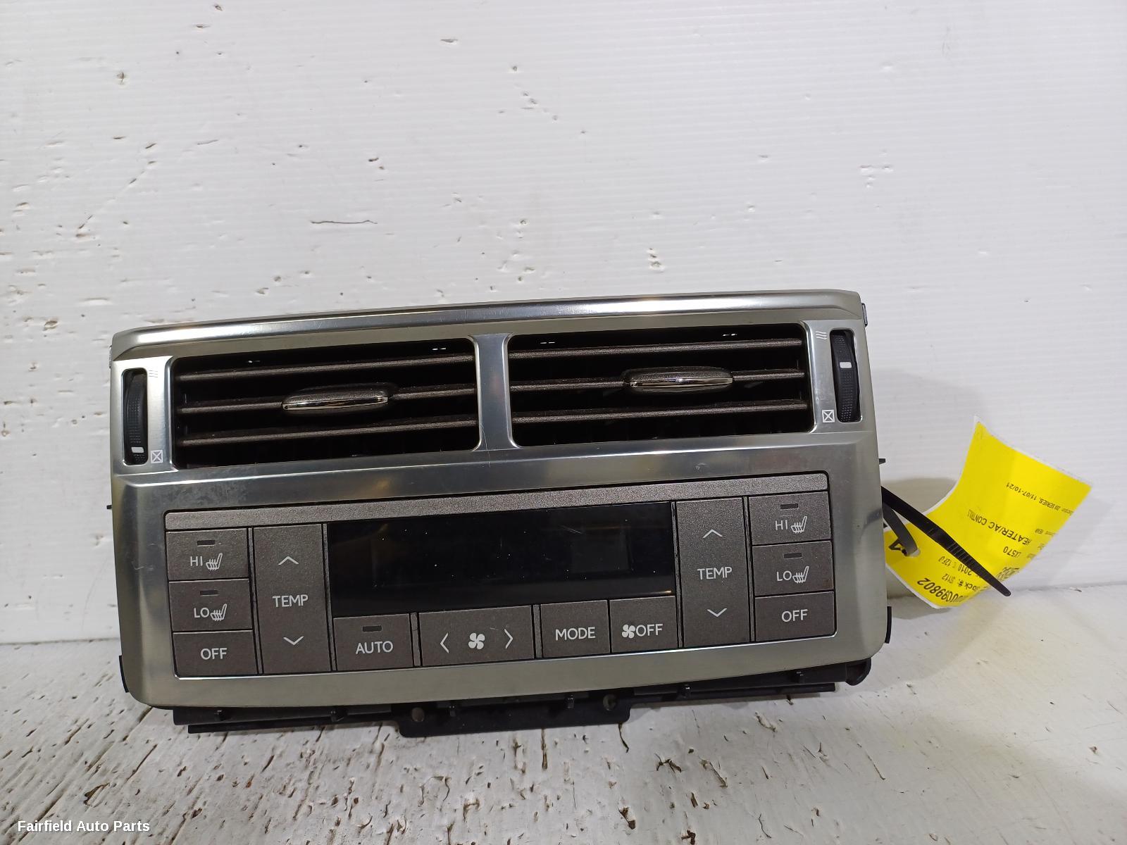 2007-2021 Lexus Lx Series Heater Ac Controls
