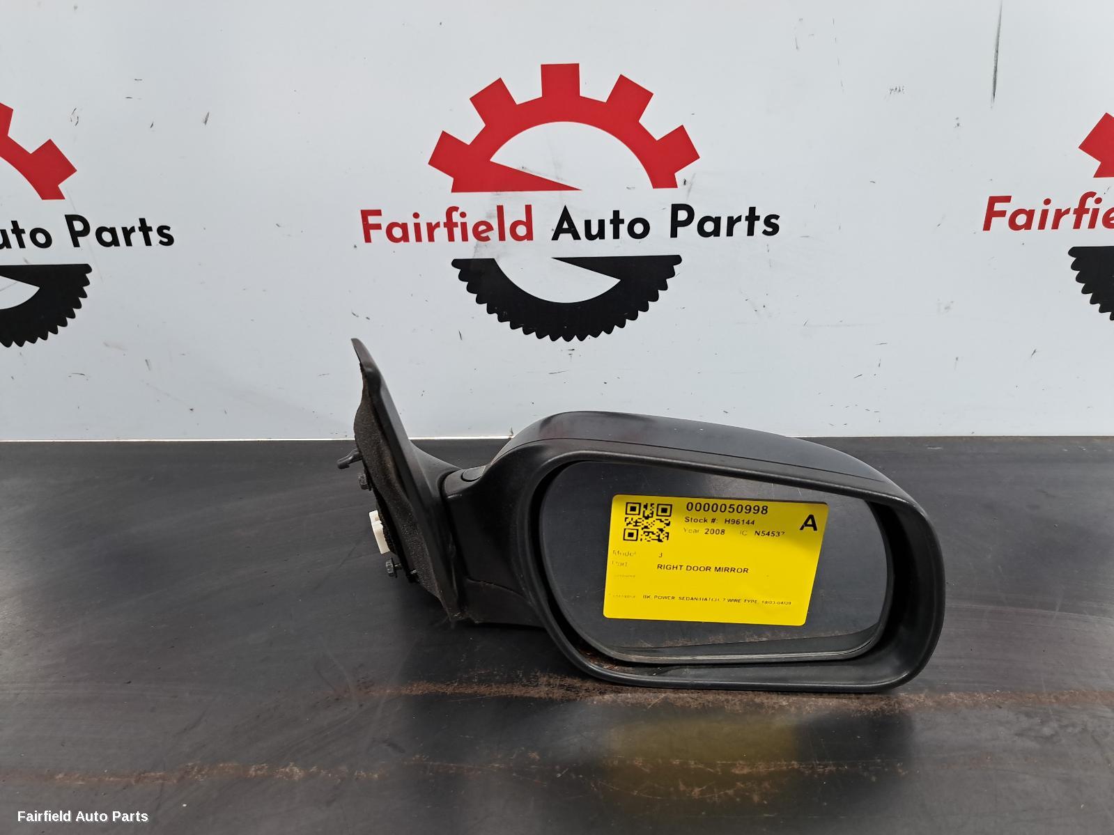 2003-2009 Mazda 3 Right Door Mirror
