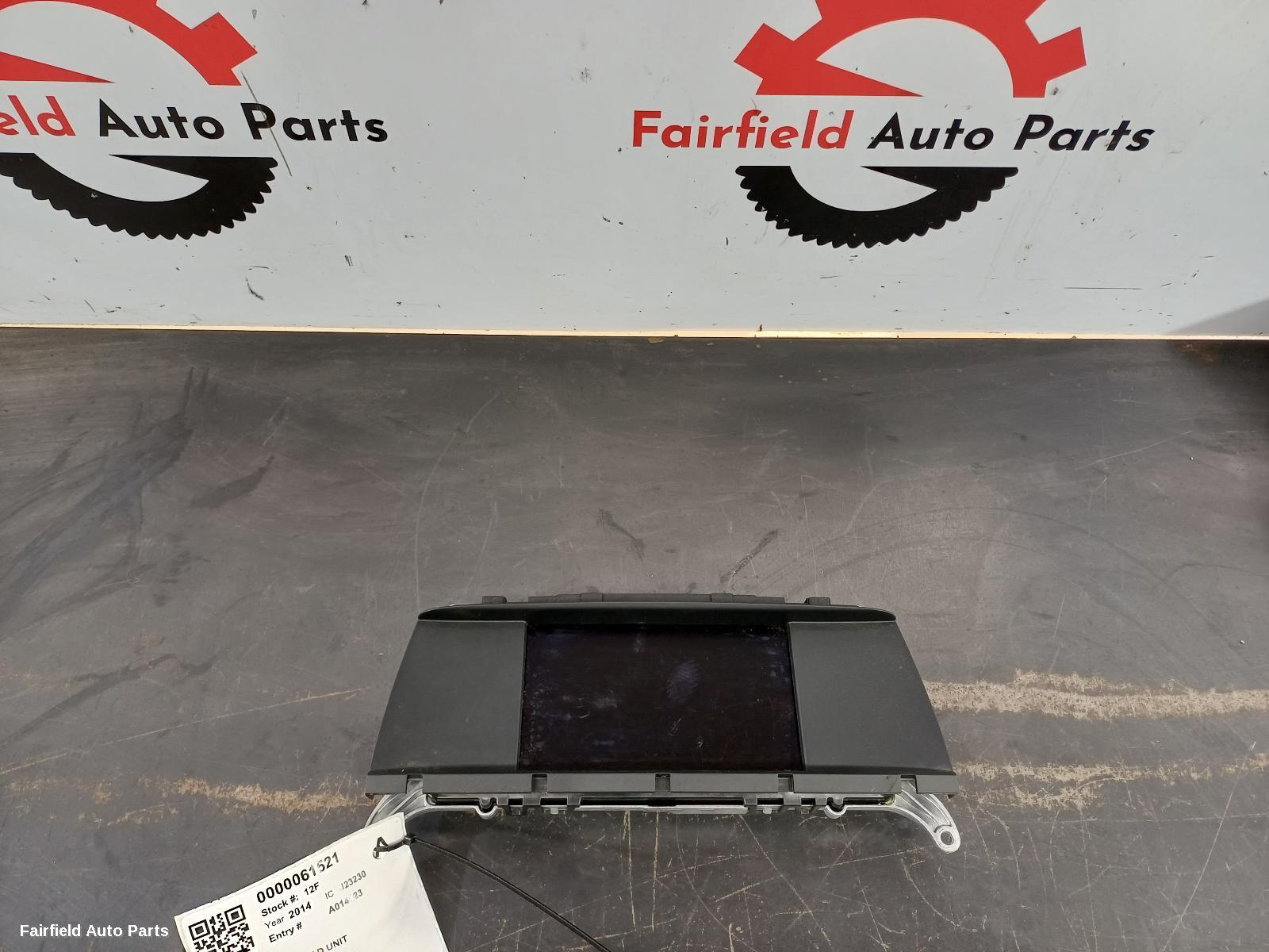 2012-2014 Bmw X3 Radio Cd Dvd Sat Tv