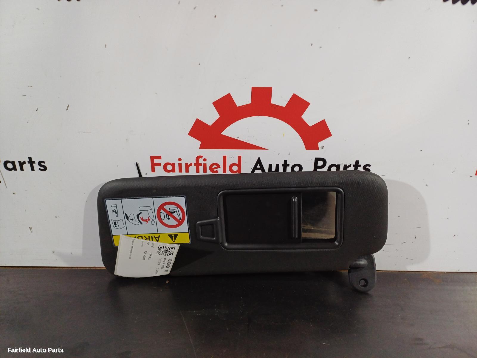 2015-2020 Hyundai Elantra Sunvisor