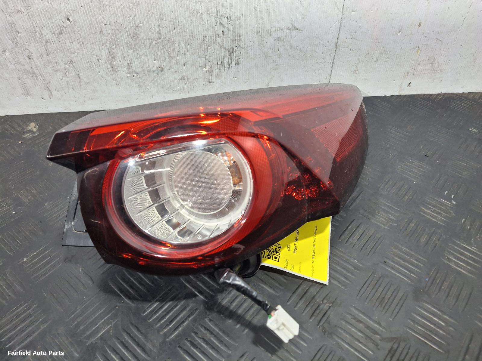 2016-2024 Mazda Cx9 Right Taillight