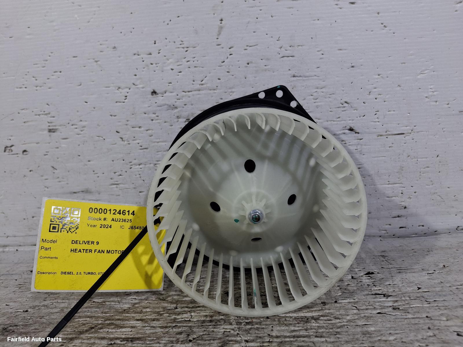 2020-2026 Ldv Deliver 9 Heater Fan Motor