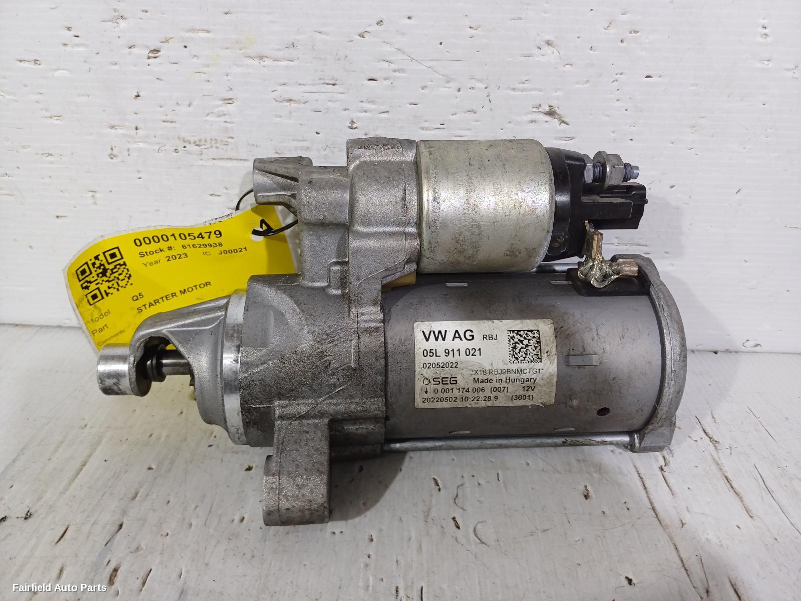2020-2025 Audi Q5 Starter