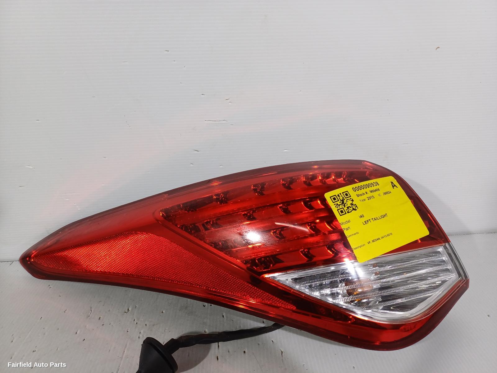2012-2015 Hyundai I40 Left Taillight