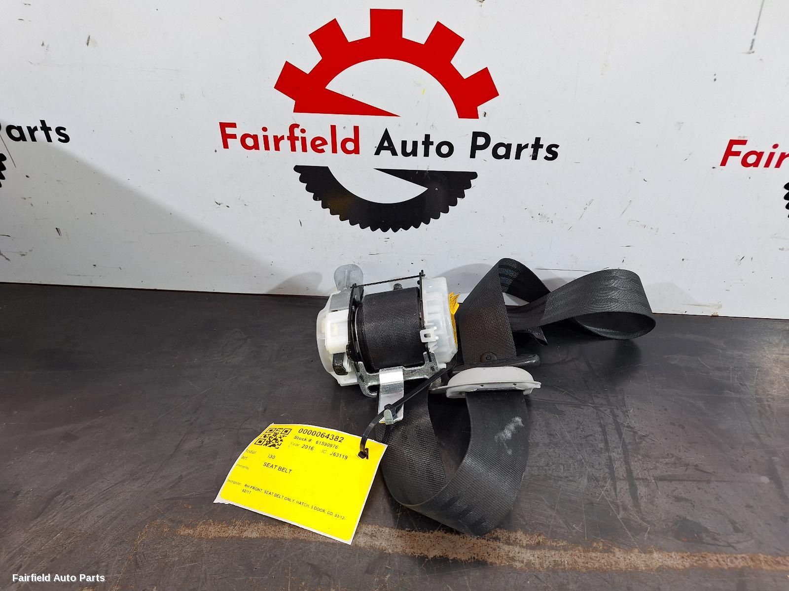 2012-2017 Hyundai I30 Seatbelt Stalk