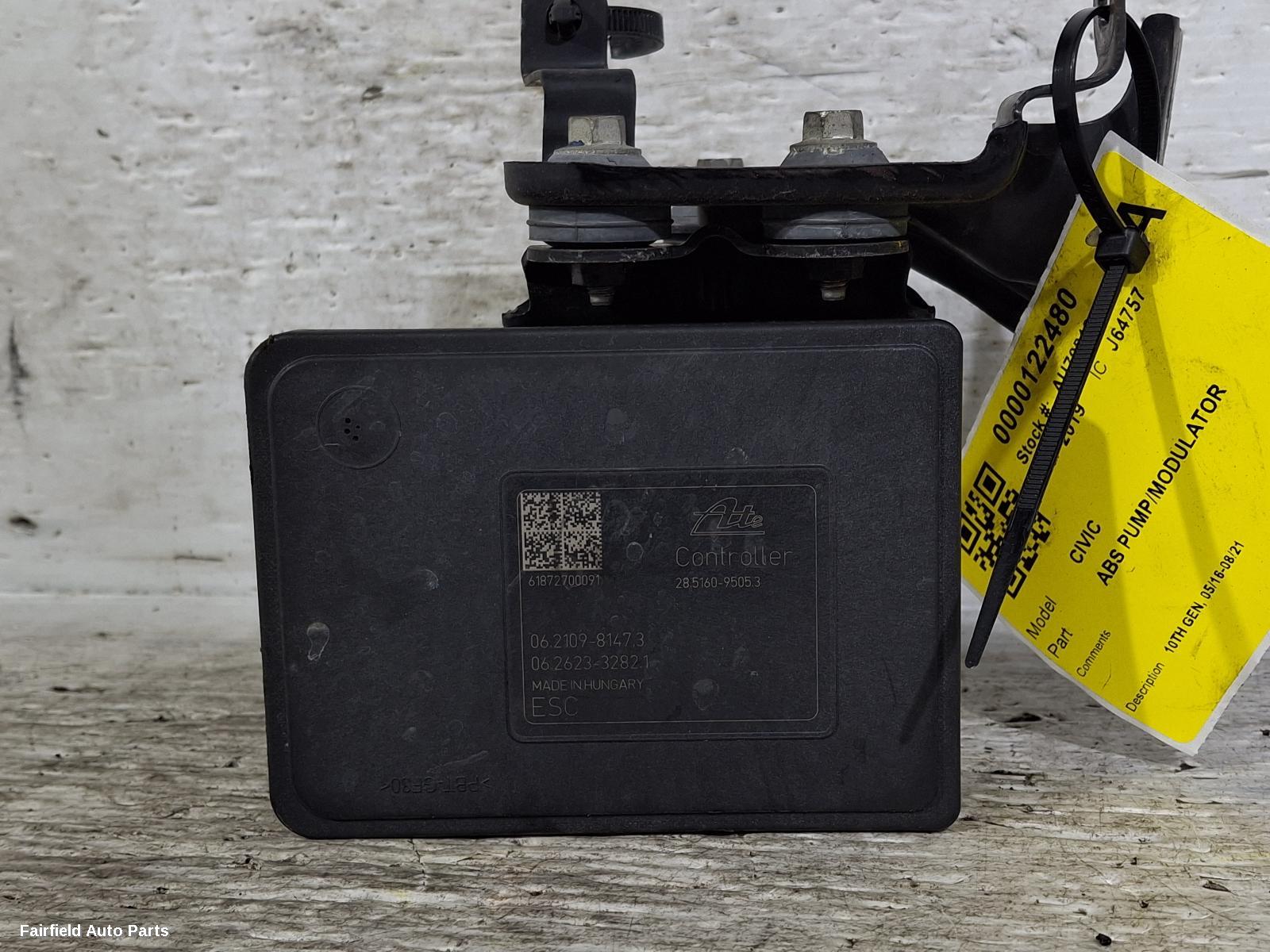 2016-2021 Honda Civic Abs Pump Modulator