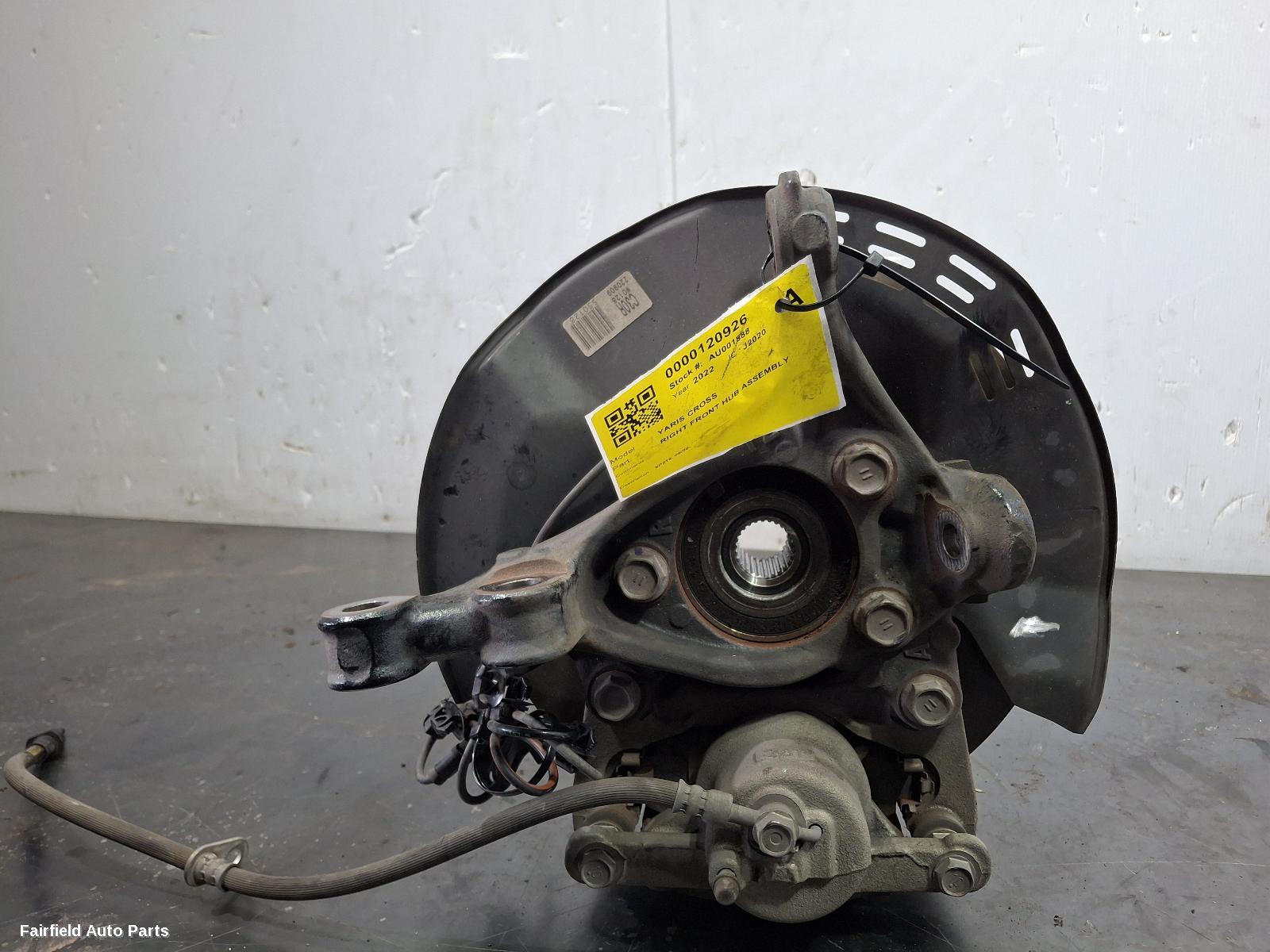 2020-2026 Toyota Yaris Cross Right Front Hub Assembly