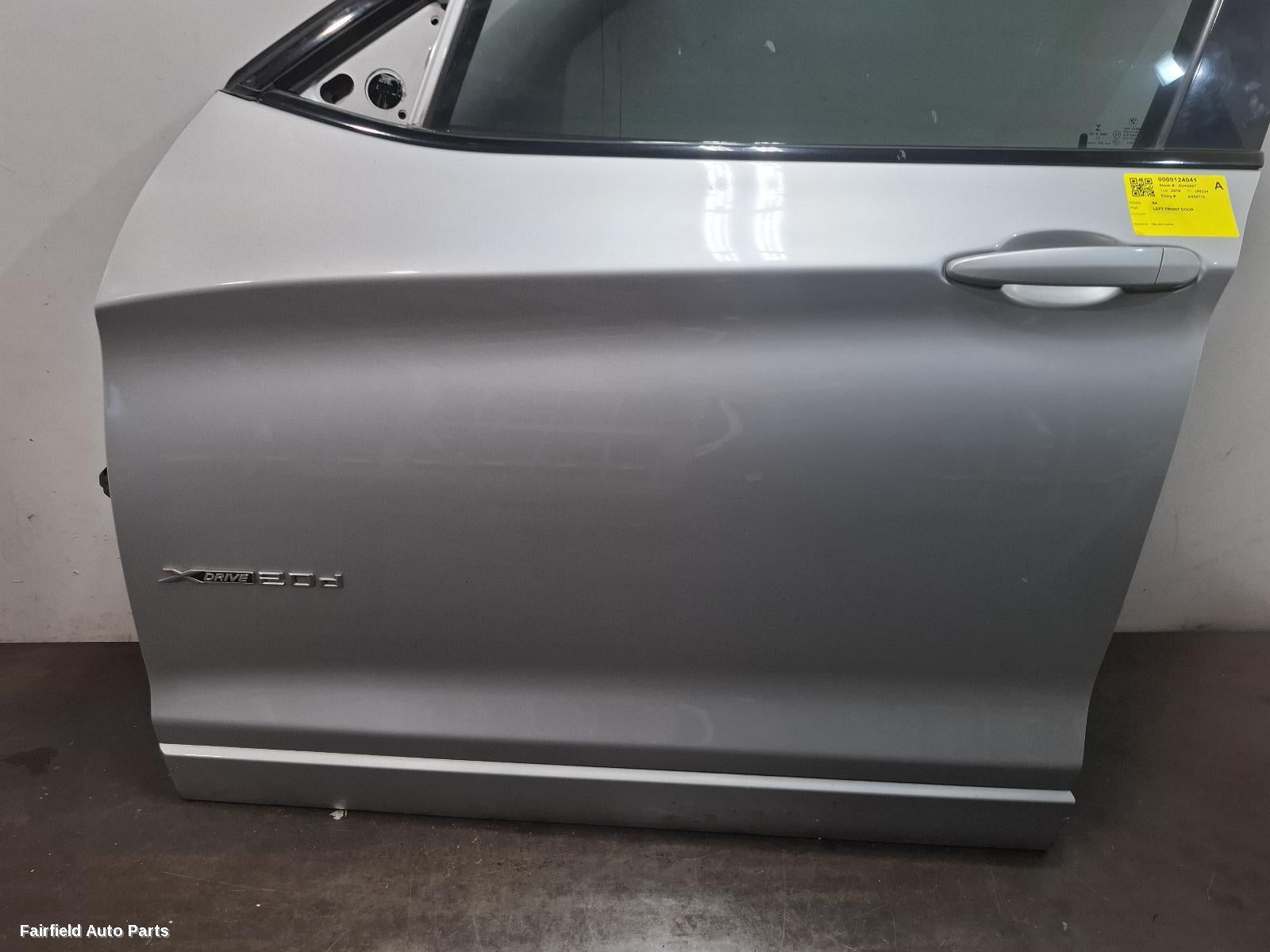 2014-2018 Bmw X4 Left Front Door