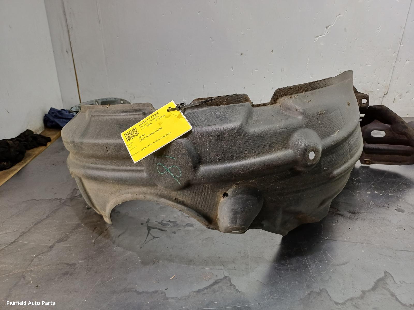 2005-2011 Toyota Yaris Left Guard Liner